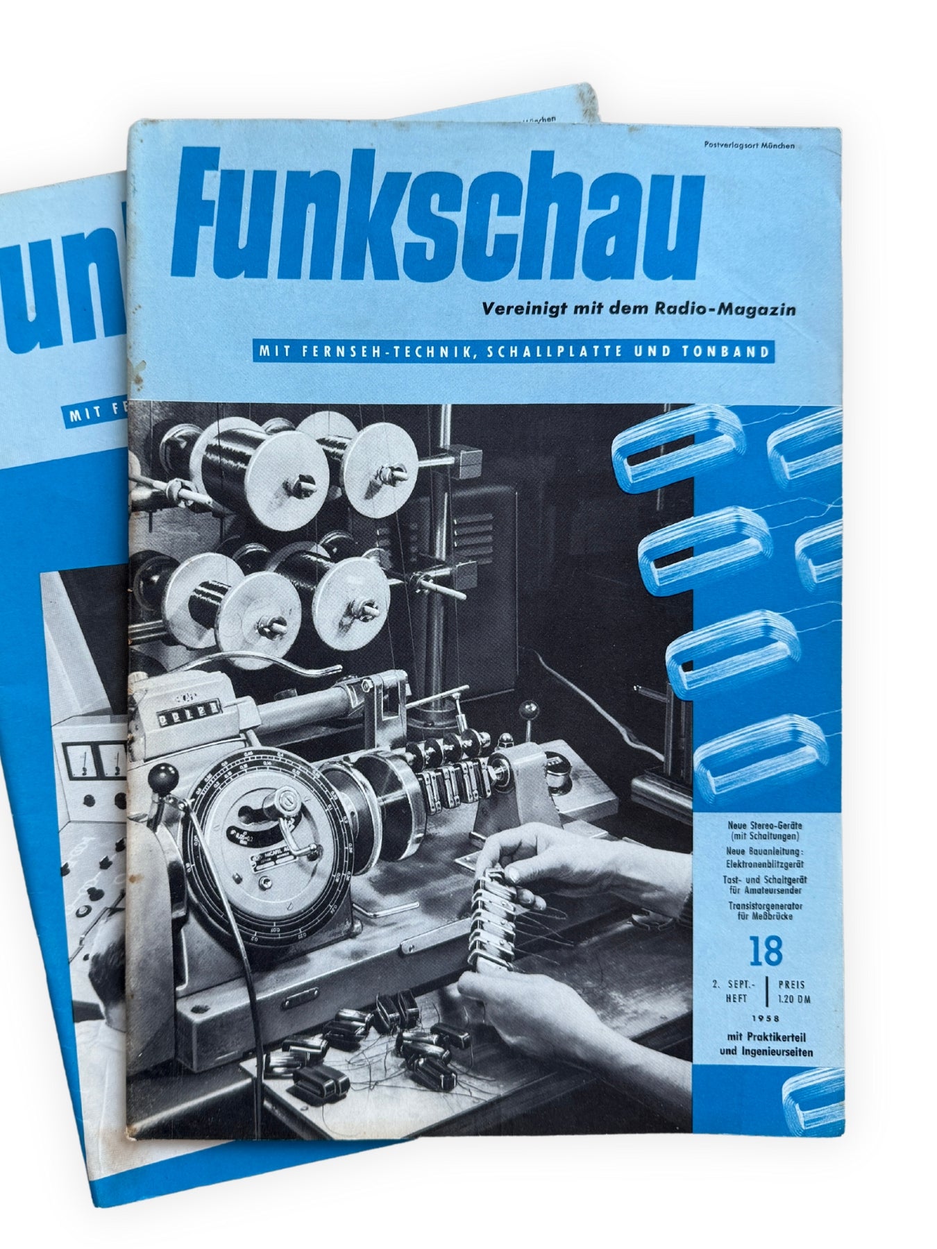 Funkschau 5 Hefte 1958 Vintage Nr 18
