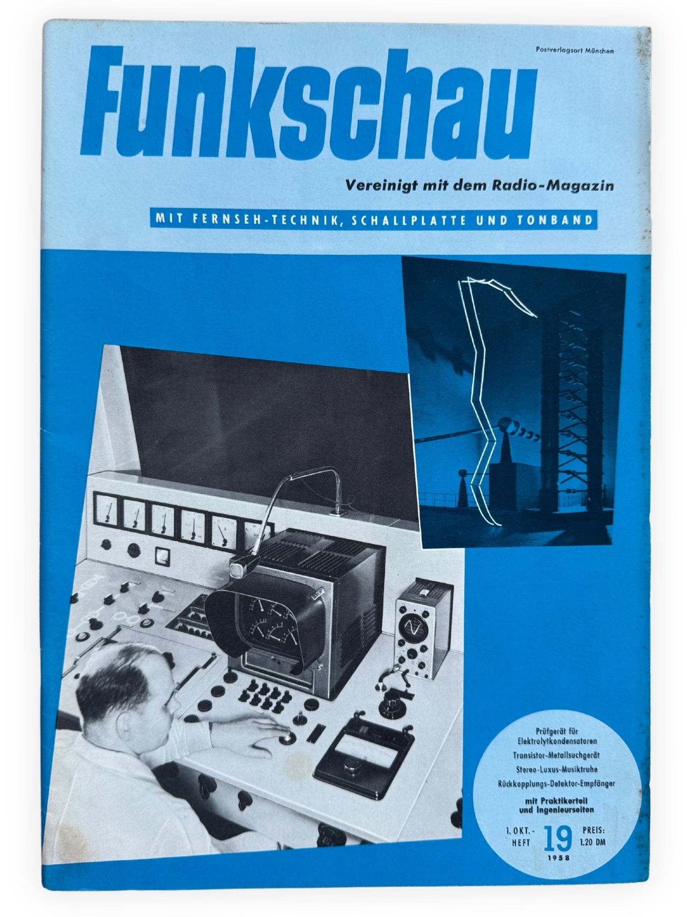 Funkschau 5 Hefte 1958 Vintage Nr 19