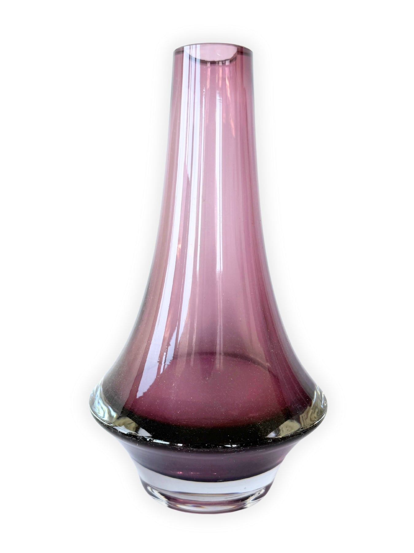 Vintage Glasvase 1379 von Tamara Aladin für Riihimäen Lasi Oy Riihimaki Finnland 1960er