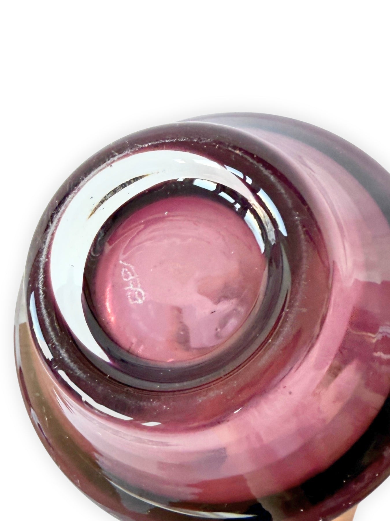 Vintage Glasvase 1379 von Tamara Aladin für Riihimäen Lasi Oy Riihimaki Finnland 1960er