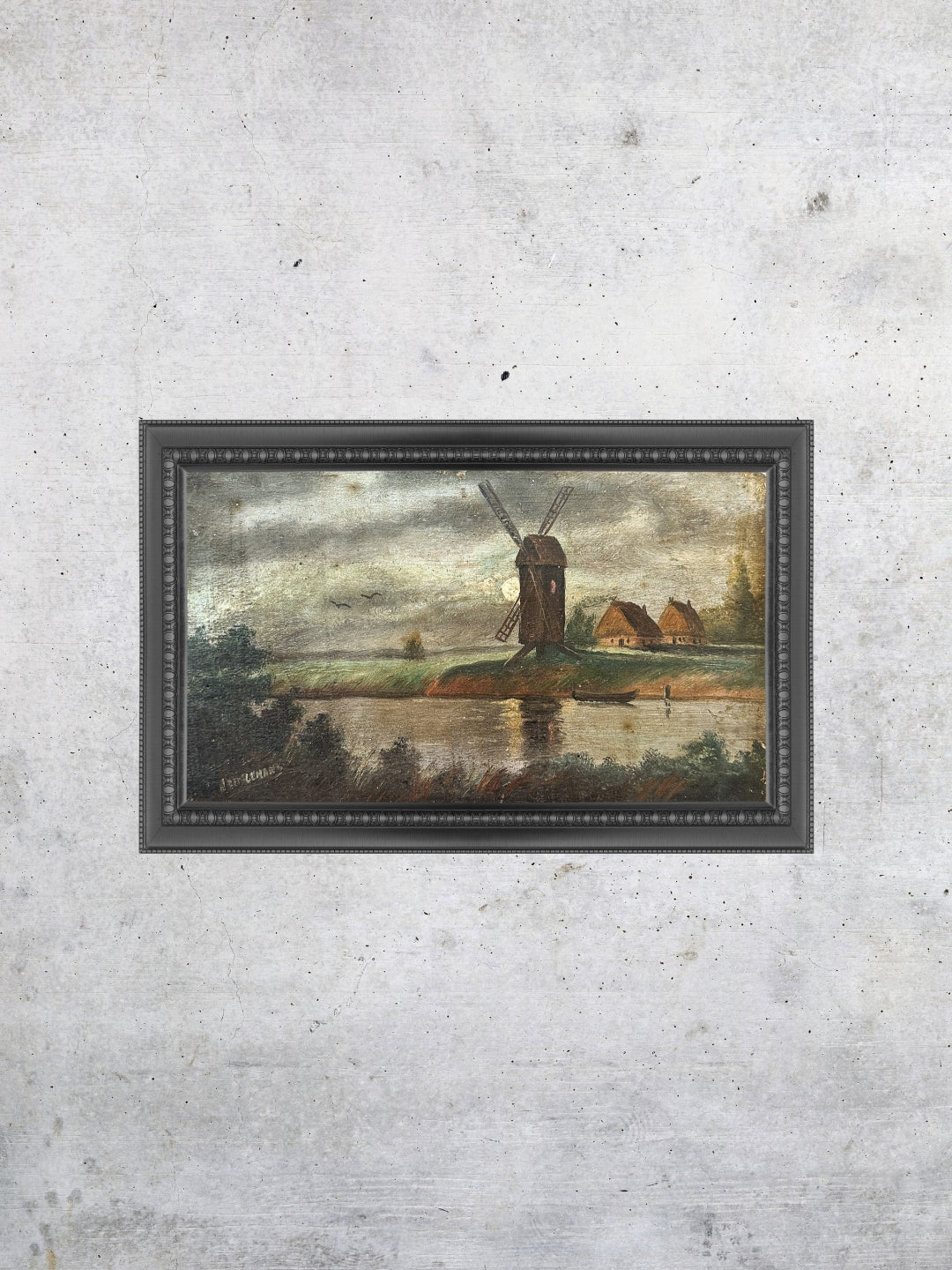 Ölgemälde Landhausmotiv