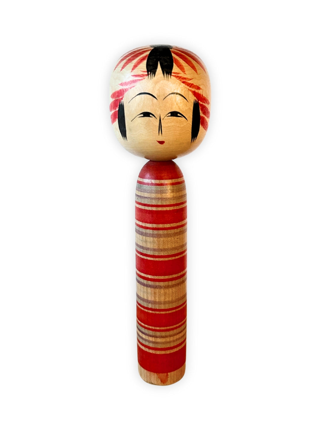Vintage Kokeshi Puppe 1960er Jahre Japan