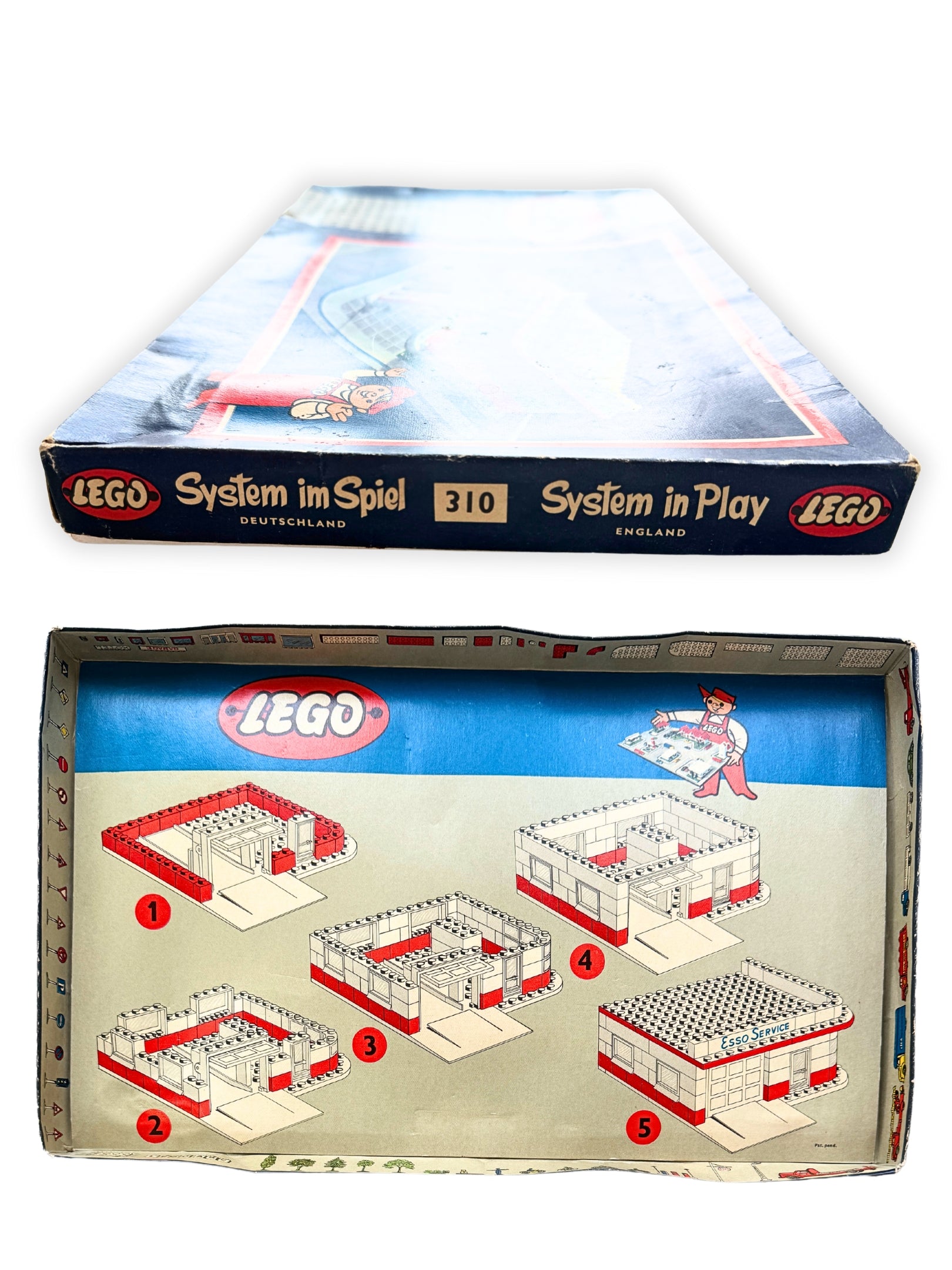 LEGO System Esso Filling Station Set 310 von 1958