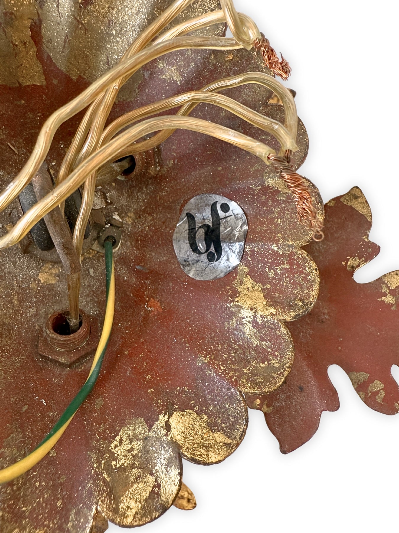 Vintage Banci Firenze Deckenleuchte Florentiner Stil vergoldet MidCentury Design