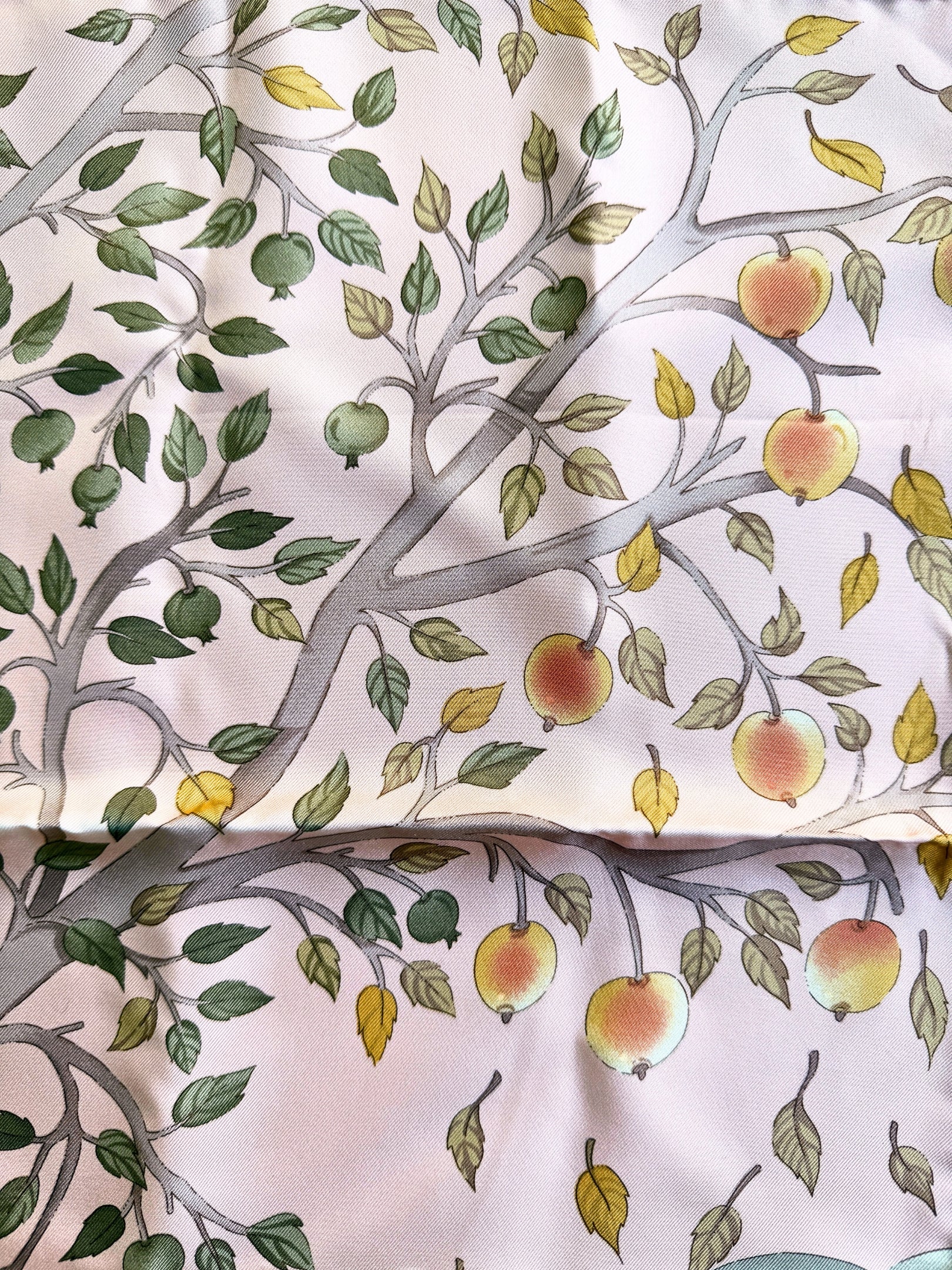 LONGCHAMP Seidencarré Tuch Vintage pink 90 x 90 cm