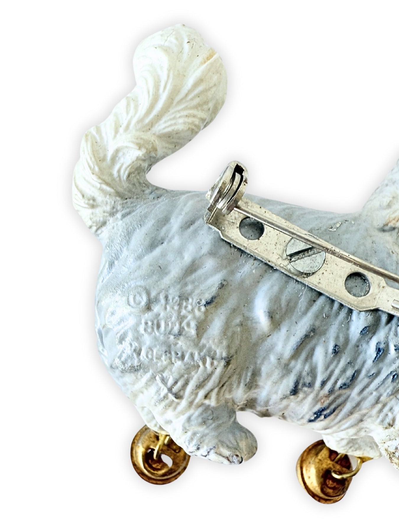 Vintage Bully Germany Brosche Katze 1988