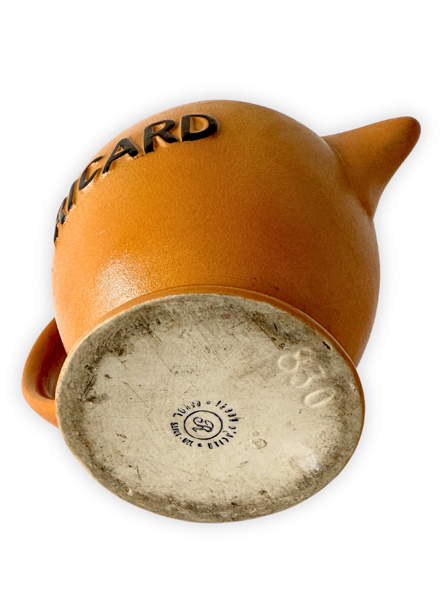 Vintage Ricard Kanne Werbung Krug Anisette 1960er Jahre Frankreich