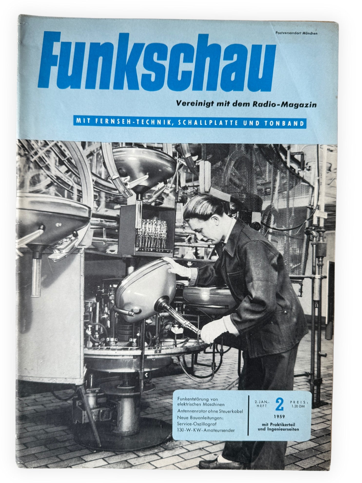 Funkschau 5 Hefte 1959 Vintage Nr 1 2 3 4 5