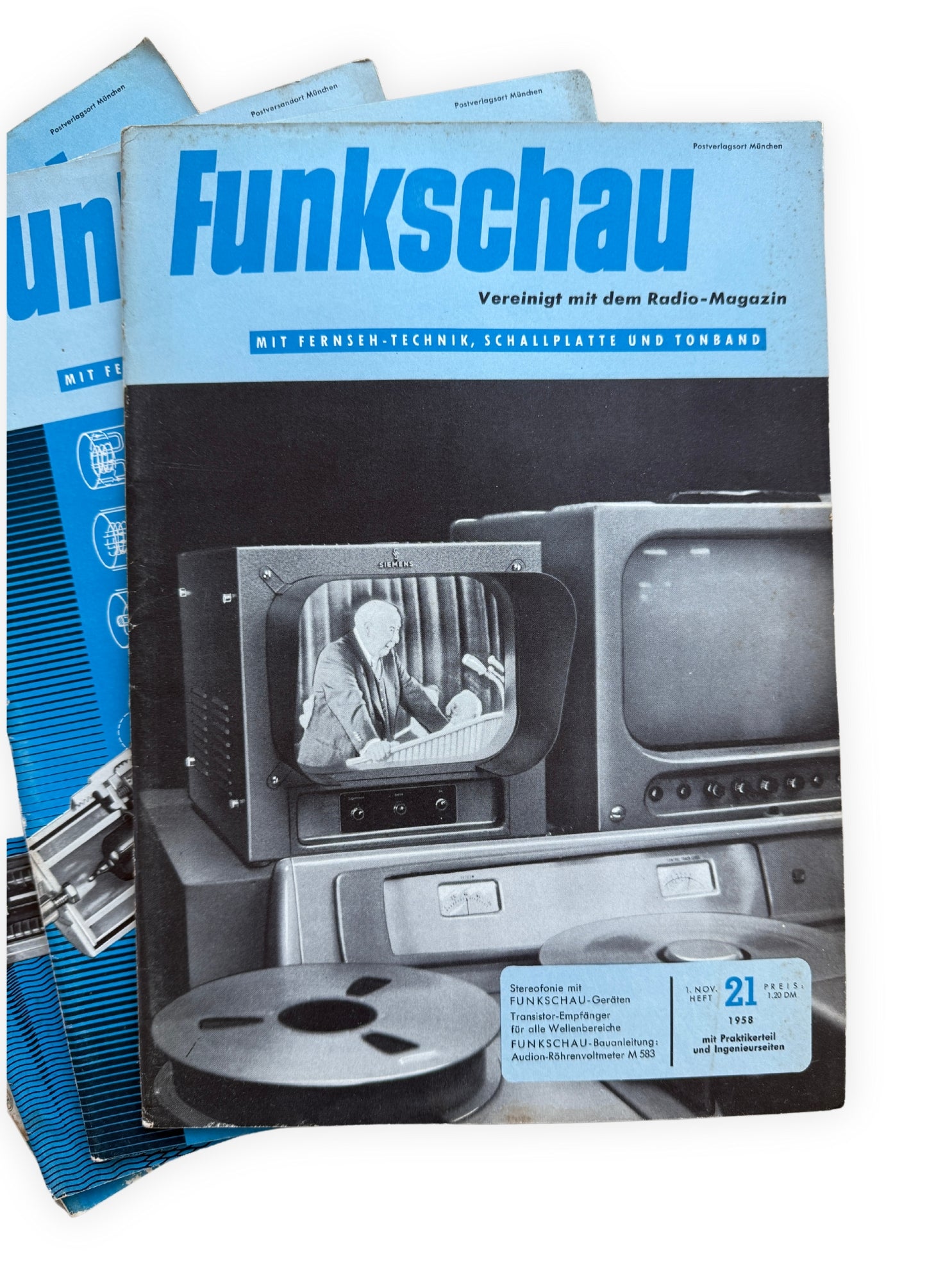 Funkschau 5 Hefte 1958 Vintage Nr 21