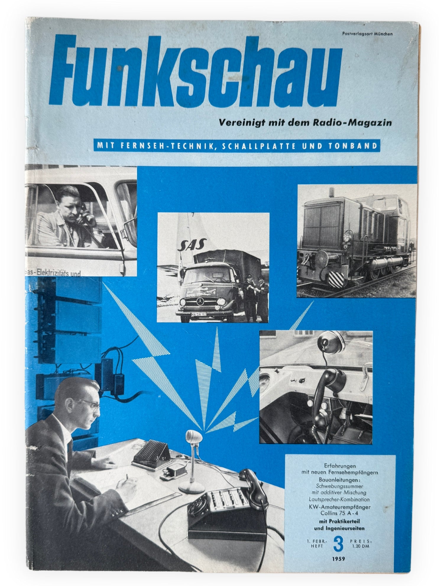 Funkschau 5 Hefte 1959 Vintage Nr 1 2 3 4 5