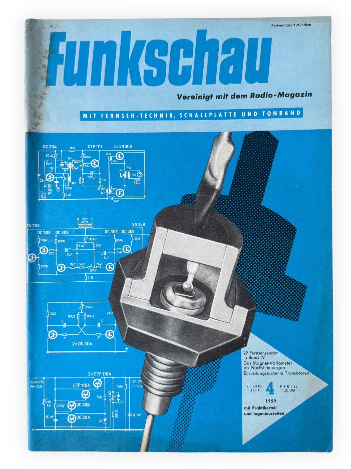 Funkschau 5 Hefte 1959 Vintage Nr 1 2 3 4 5