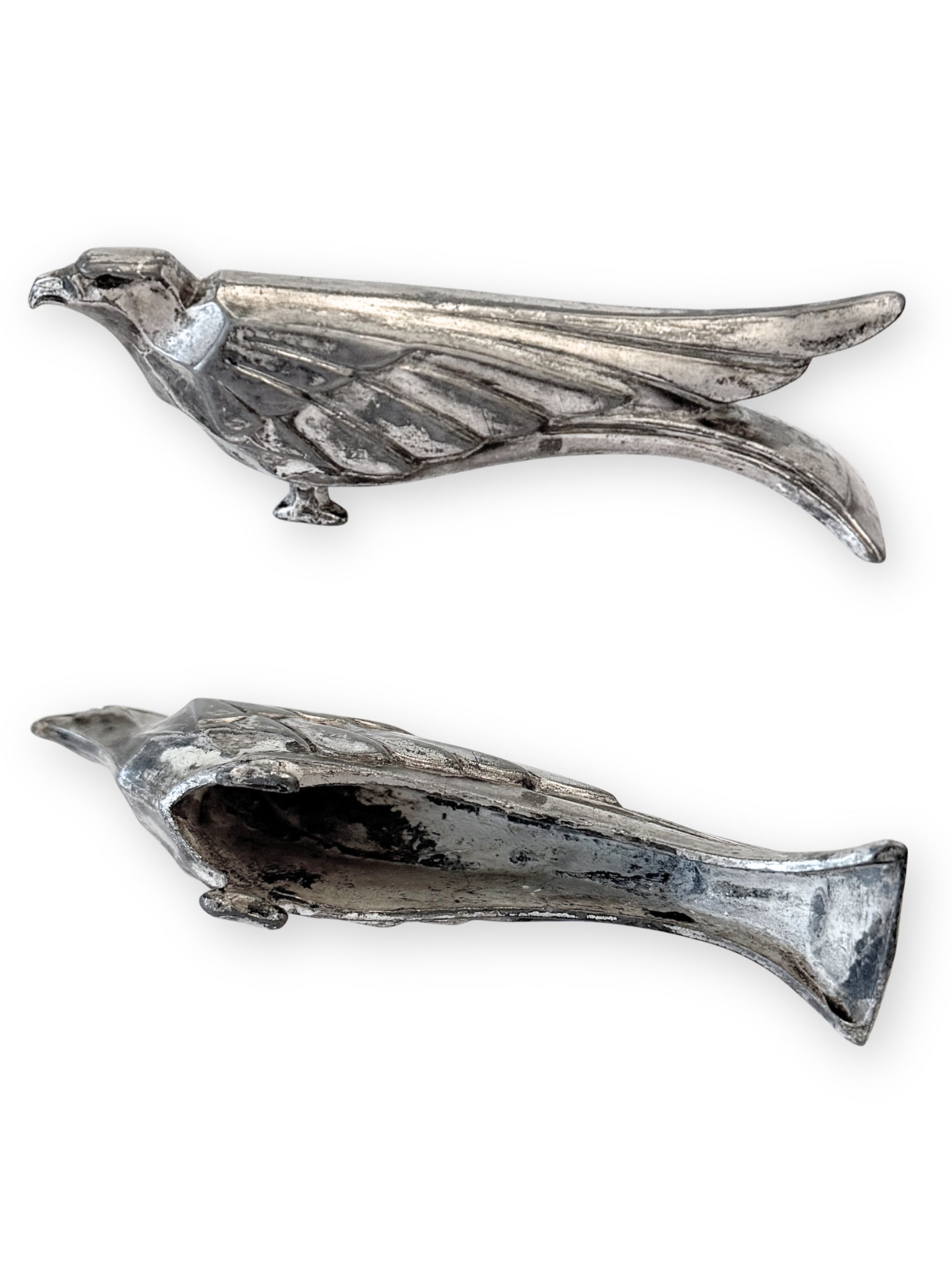 versilberte messerbänkchen art deco