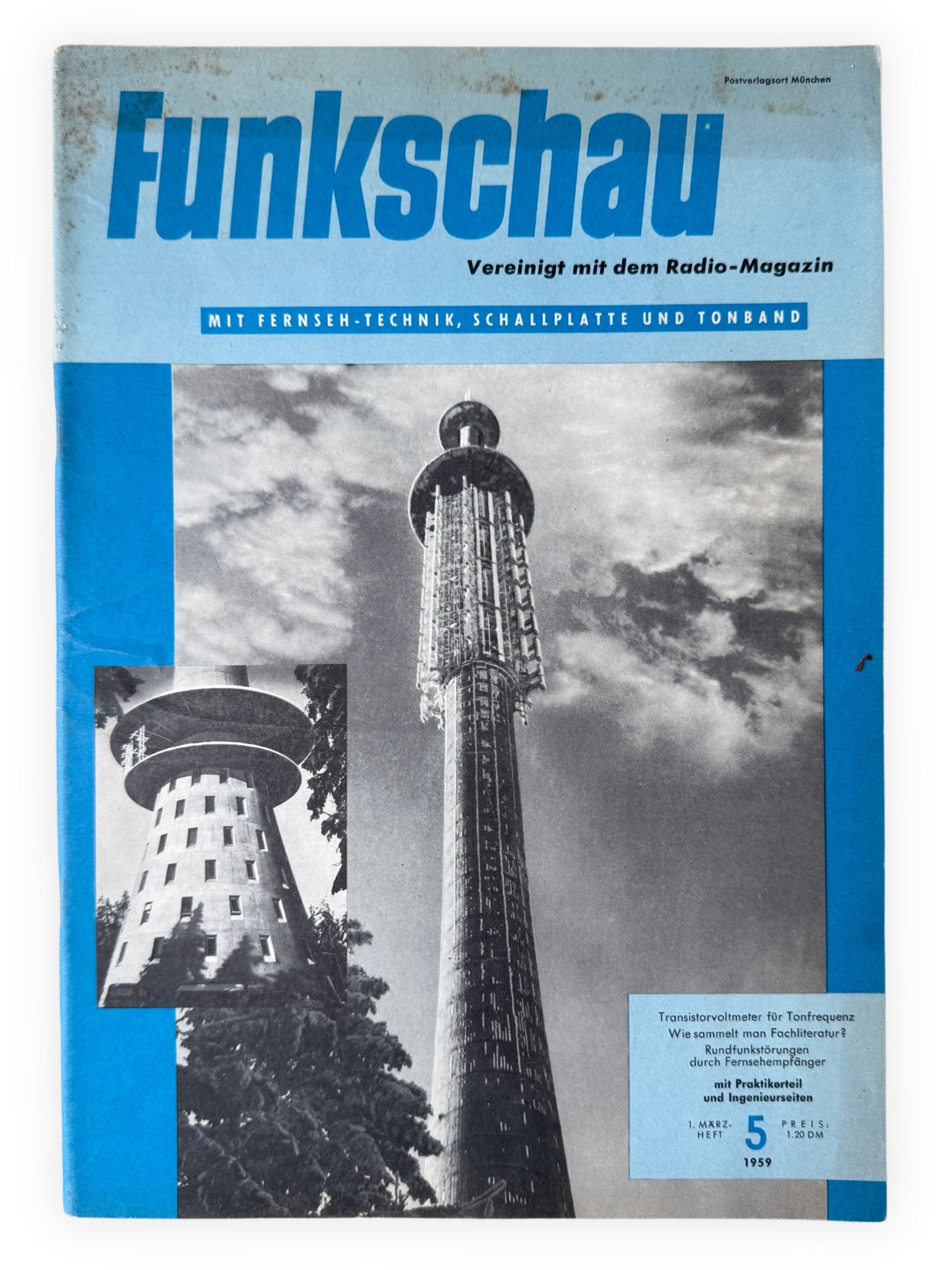 Funkschau 5 Hefte 1959 Vintage Nr 1 2 3 4 5