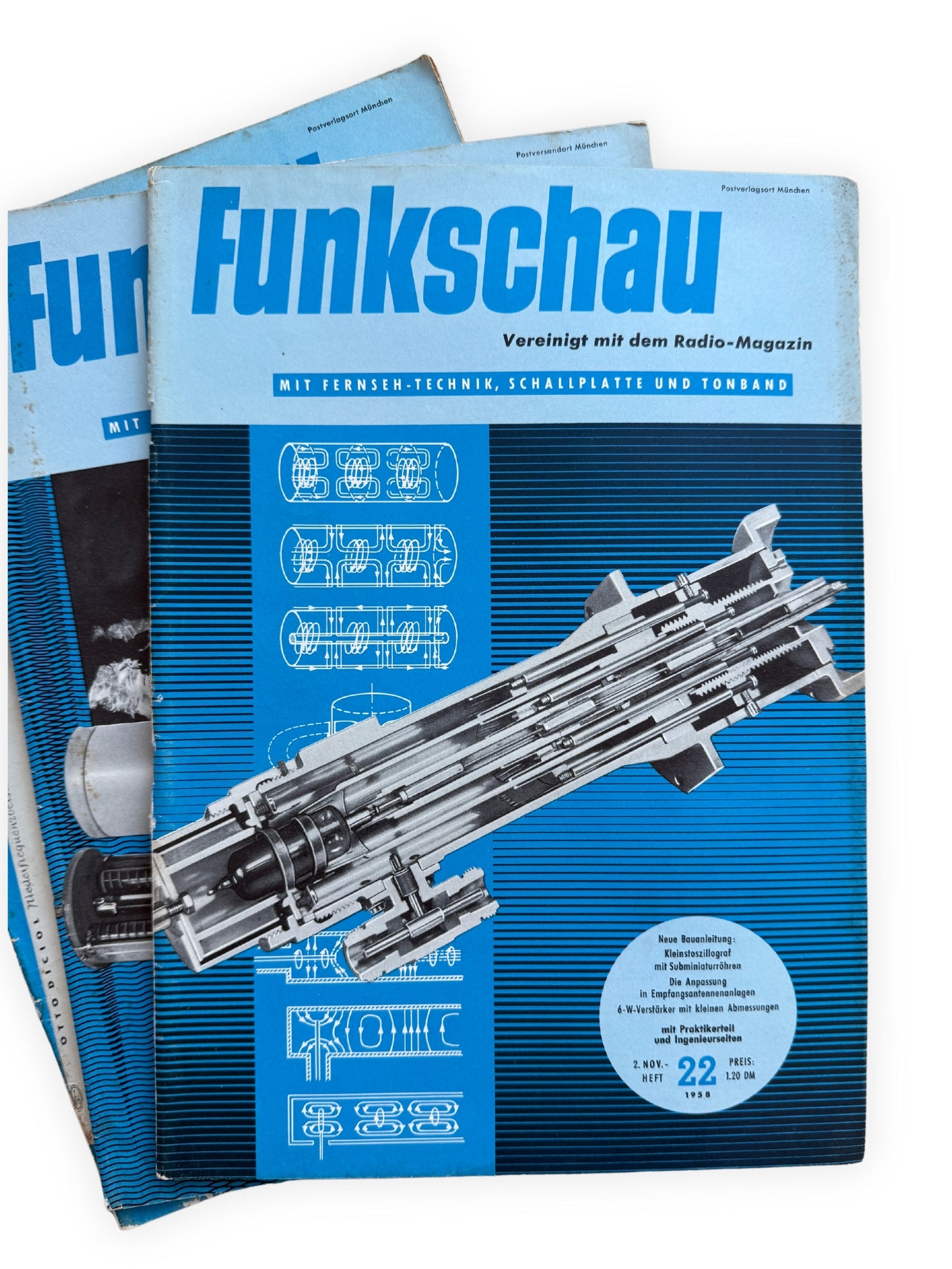 Funkschau 5 Hefte 1958 Vintage Nr 22