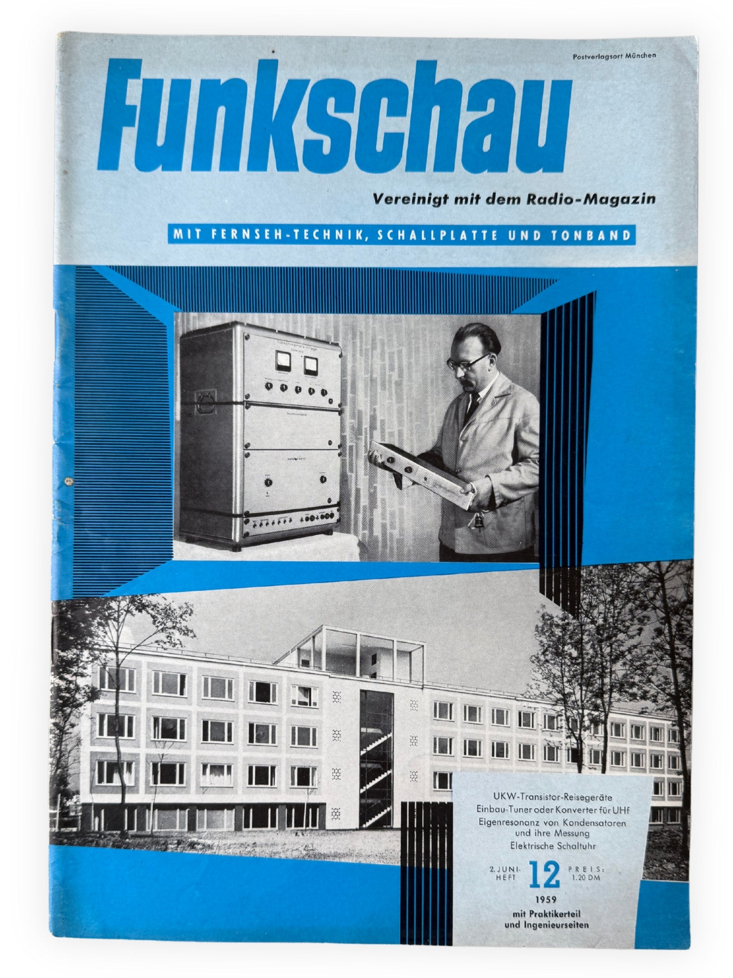 Funkschau Hefte 1959 Set Vintage Technikmagazine