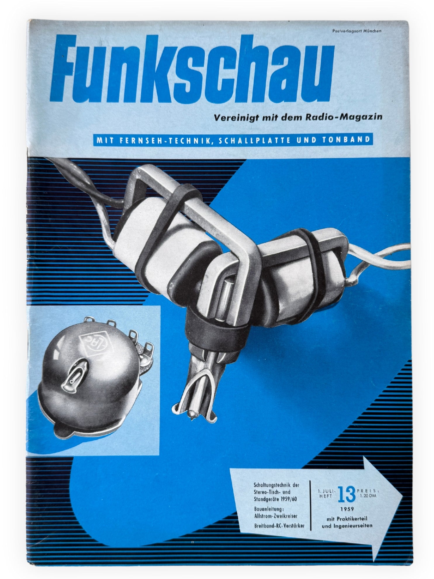 Funkschau Hefte 1959 Set Vintage Technikmagazine