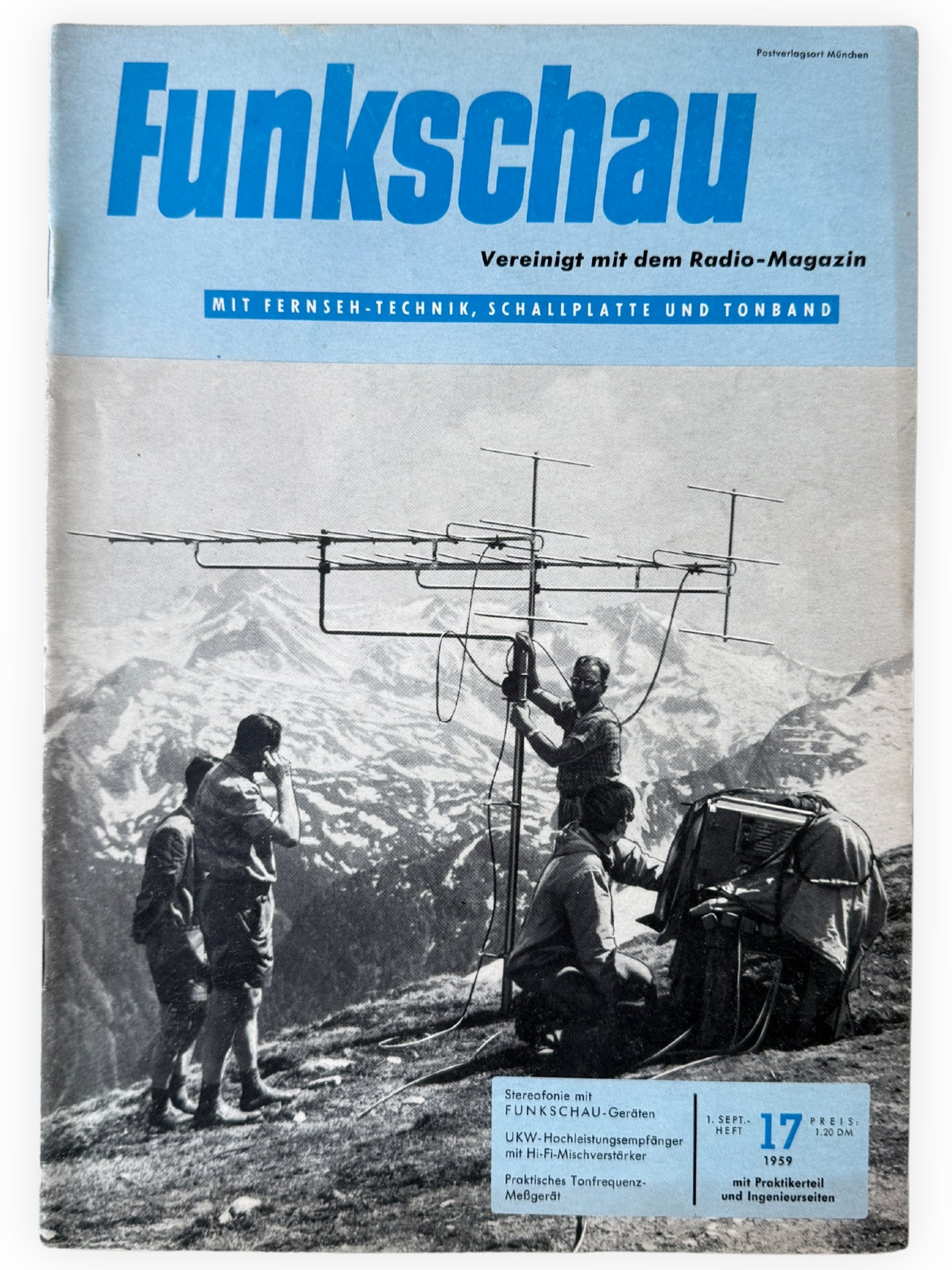 Funkschau 5 Hefte 1959 Vintage Nr 12 13 14 16 17