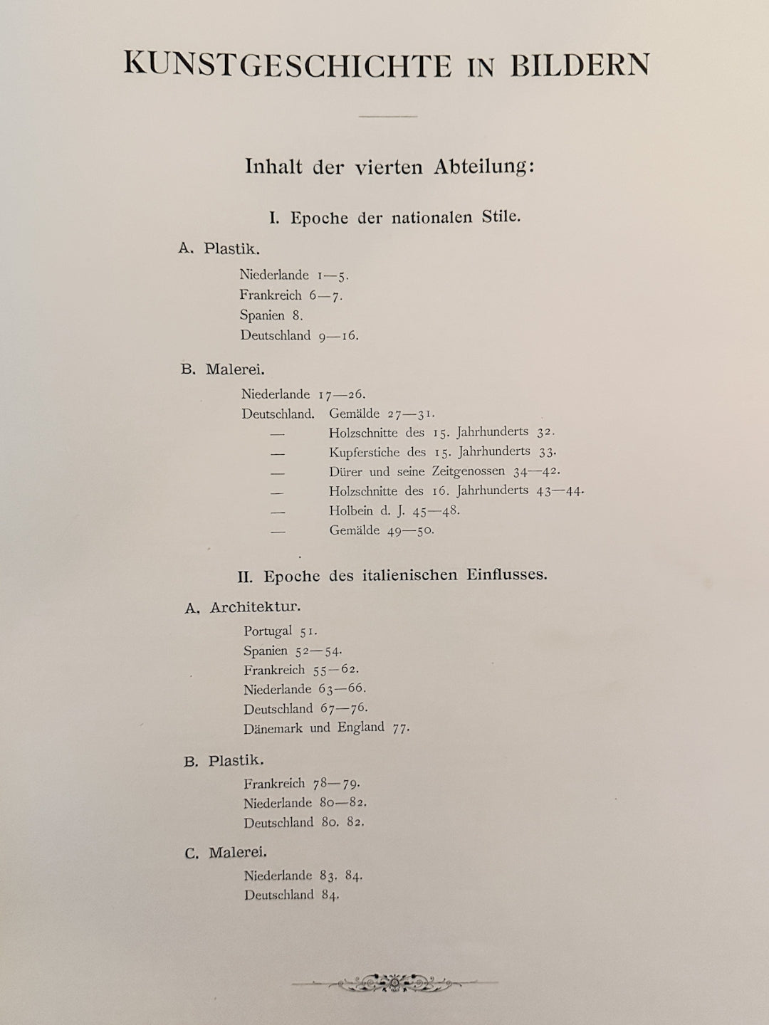 Kunstgeschichte in Bildern - Abteilung IV 1899 v. Georg Dehio
