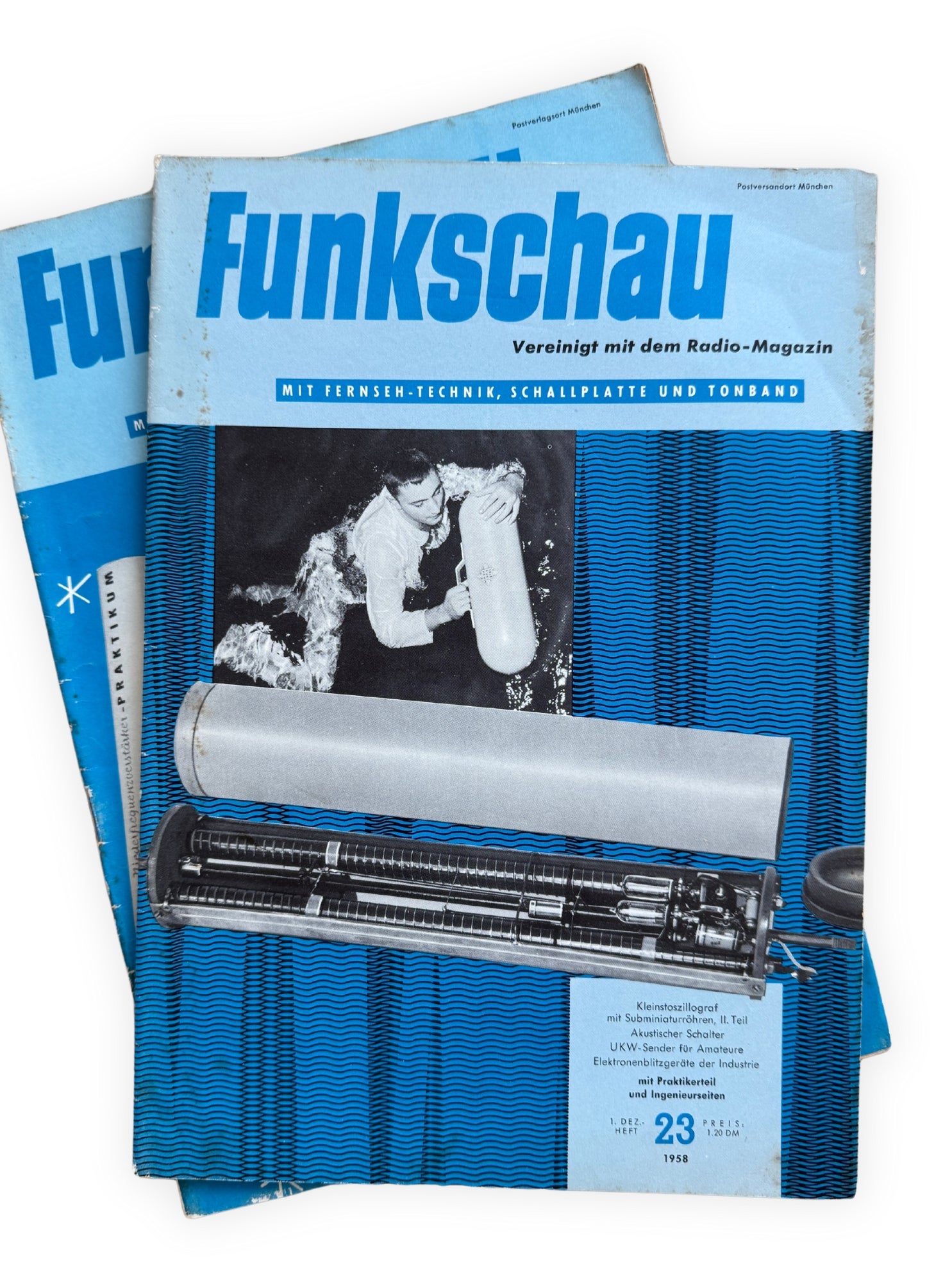 Funkschau 5 Hefte 1958 Vintage Nr 23