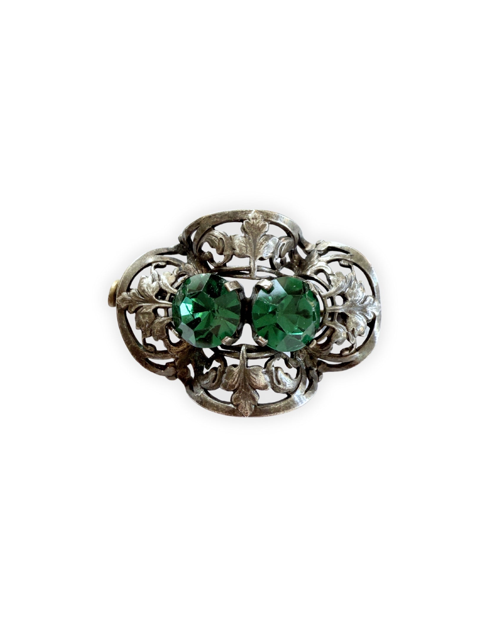 Vintage Strass-Brosche viktorianisch Revival Schmuckstück