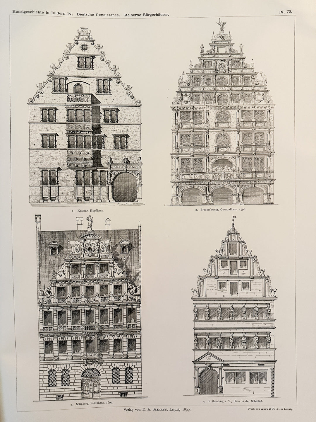Kunstgeschichte in Bildern - Abteilung IV 1899 v. Georg Dehio