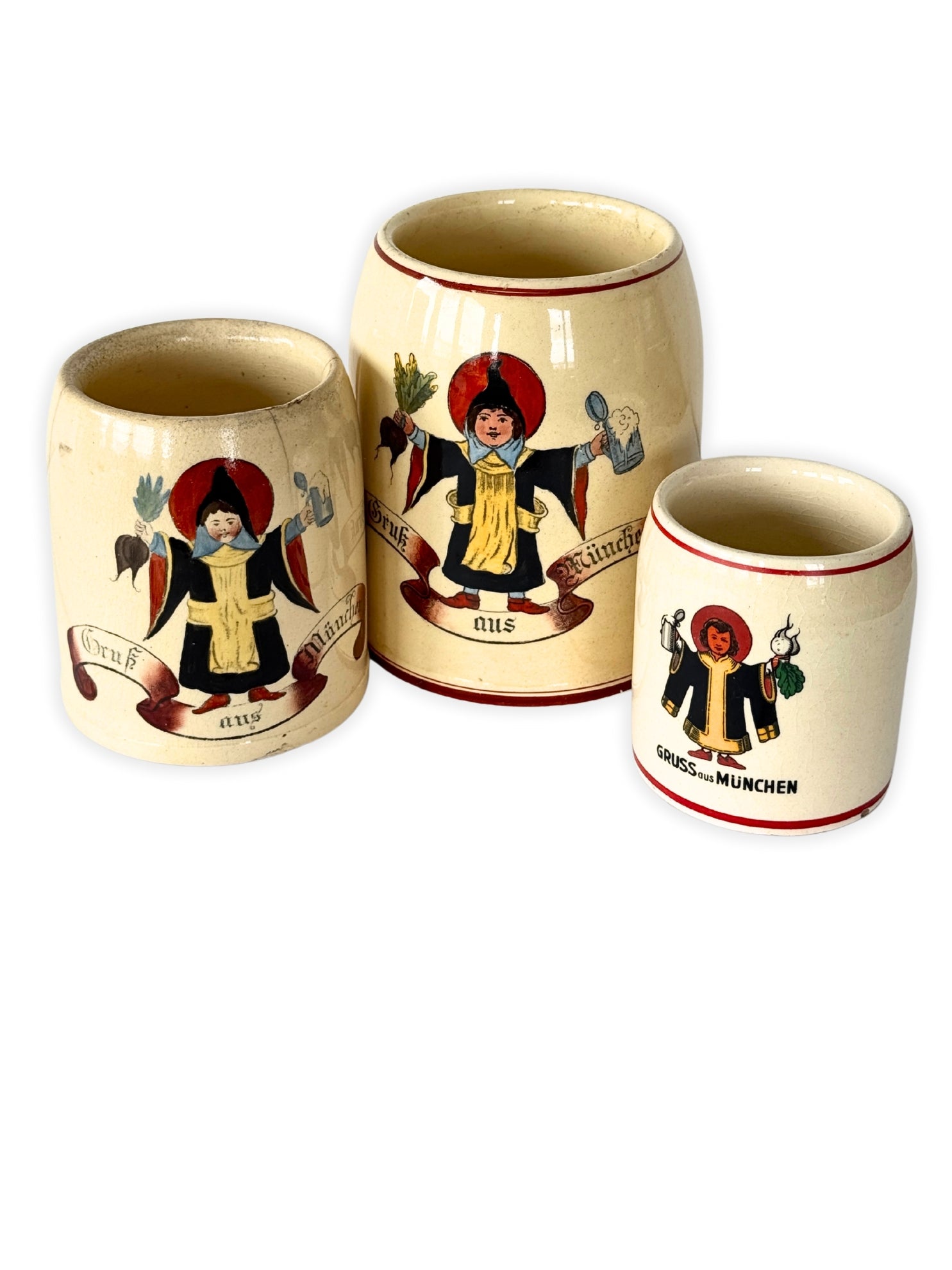 Antiker Bierkrug München Münchner Kindl vintage