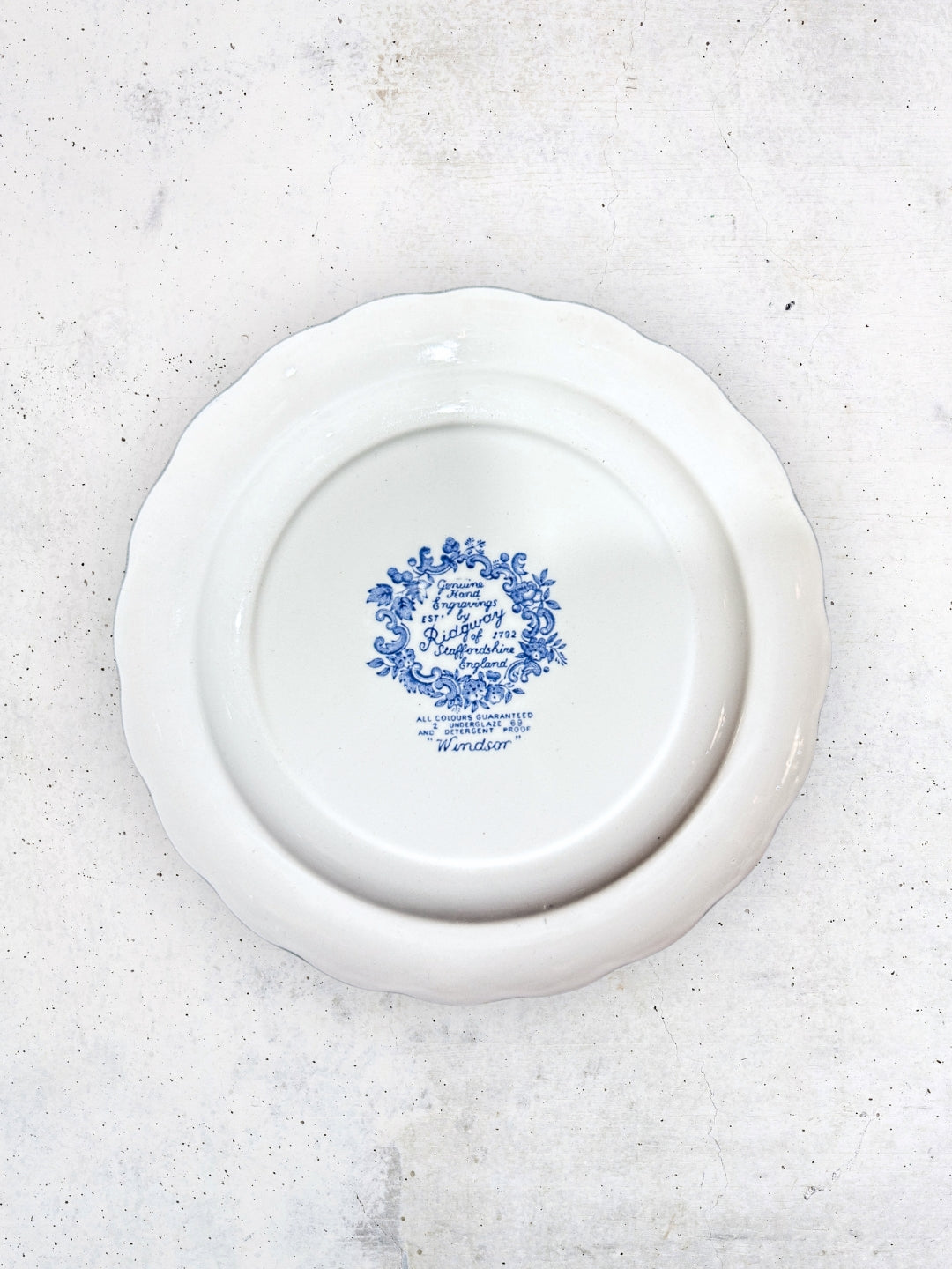 Frühstücksteller Ridgway of Staffordshire "Windsor" England 8 Stk