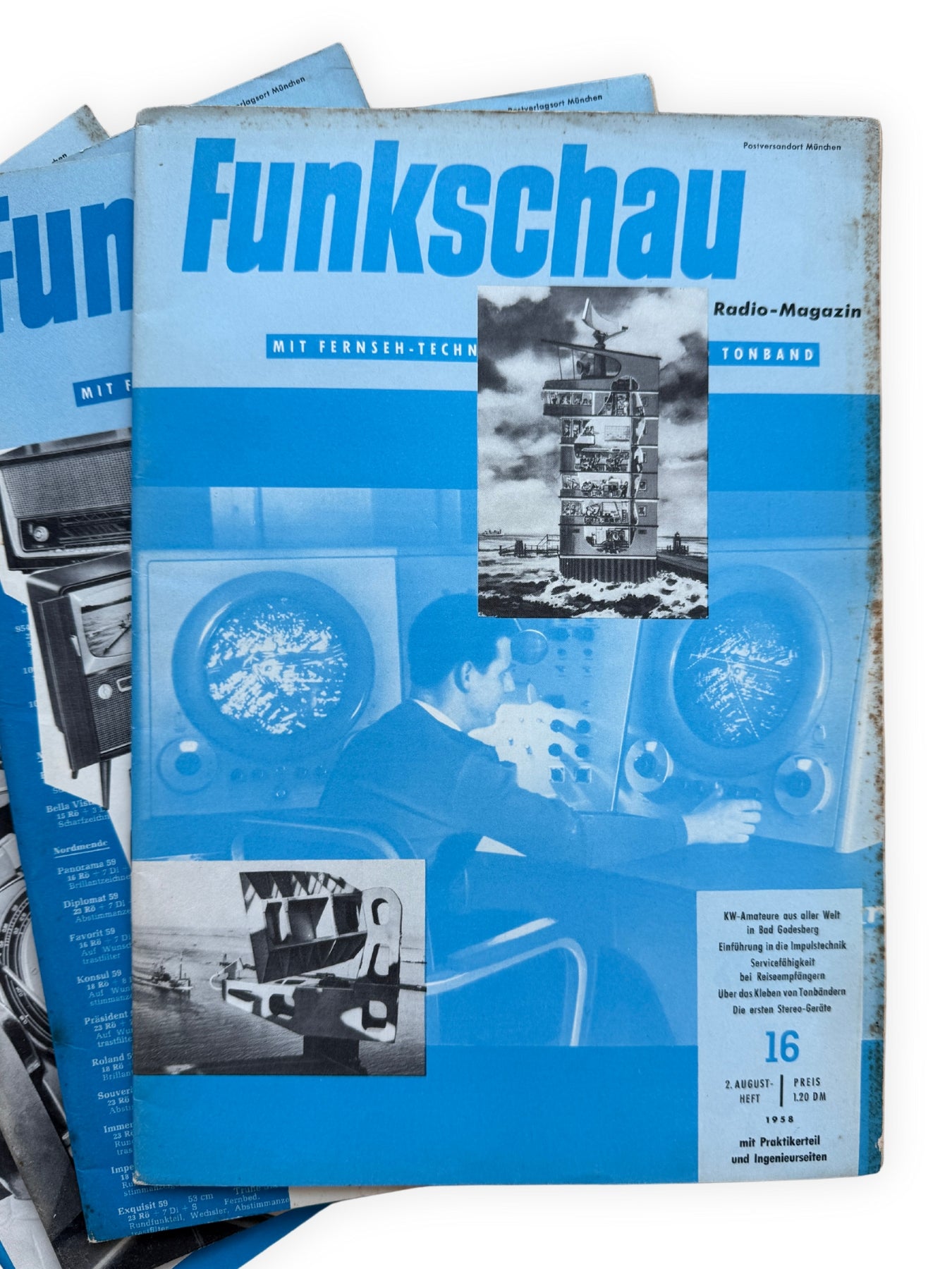 Funkschau 5 Hefte 1958 Vintage Nr 16