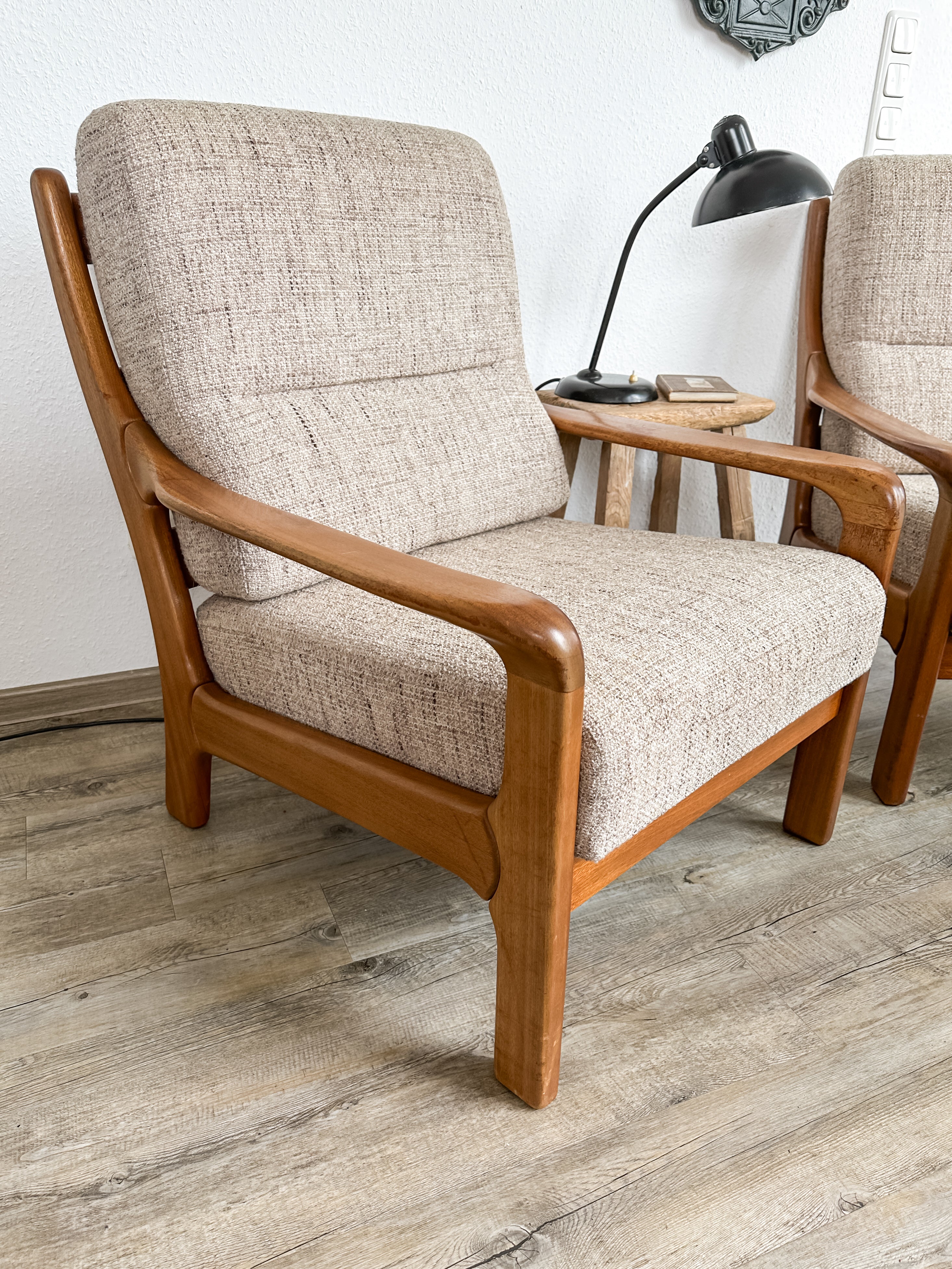 MidCentury Teakholz Sessel 60er Jahre Dänemark Juul Kristensen