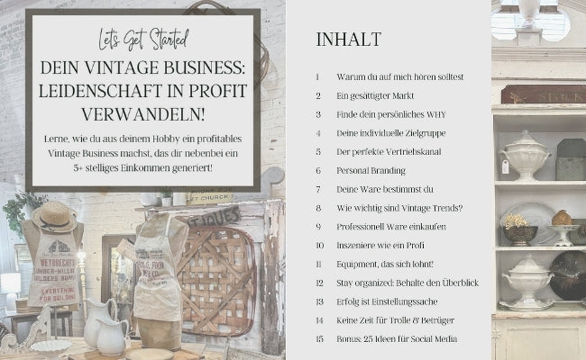Ebook dein Vintage Business