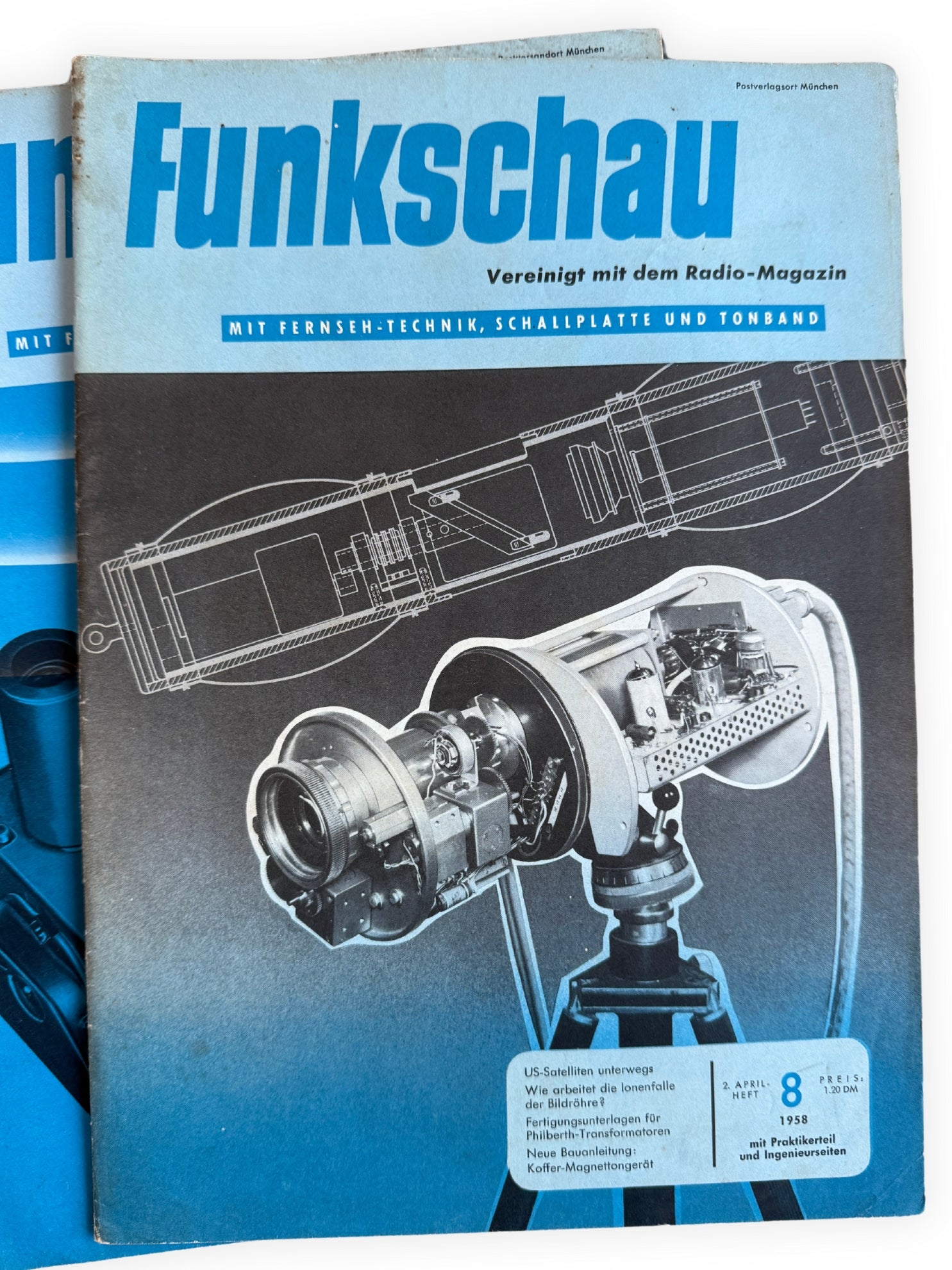 Funkschau 5 Hefte 1958 Vintage Nr 8