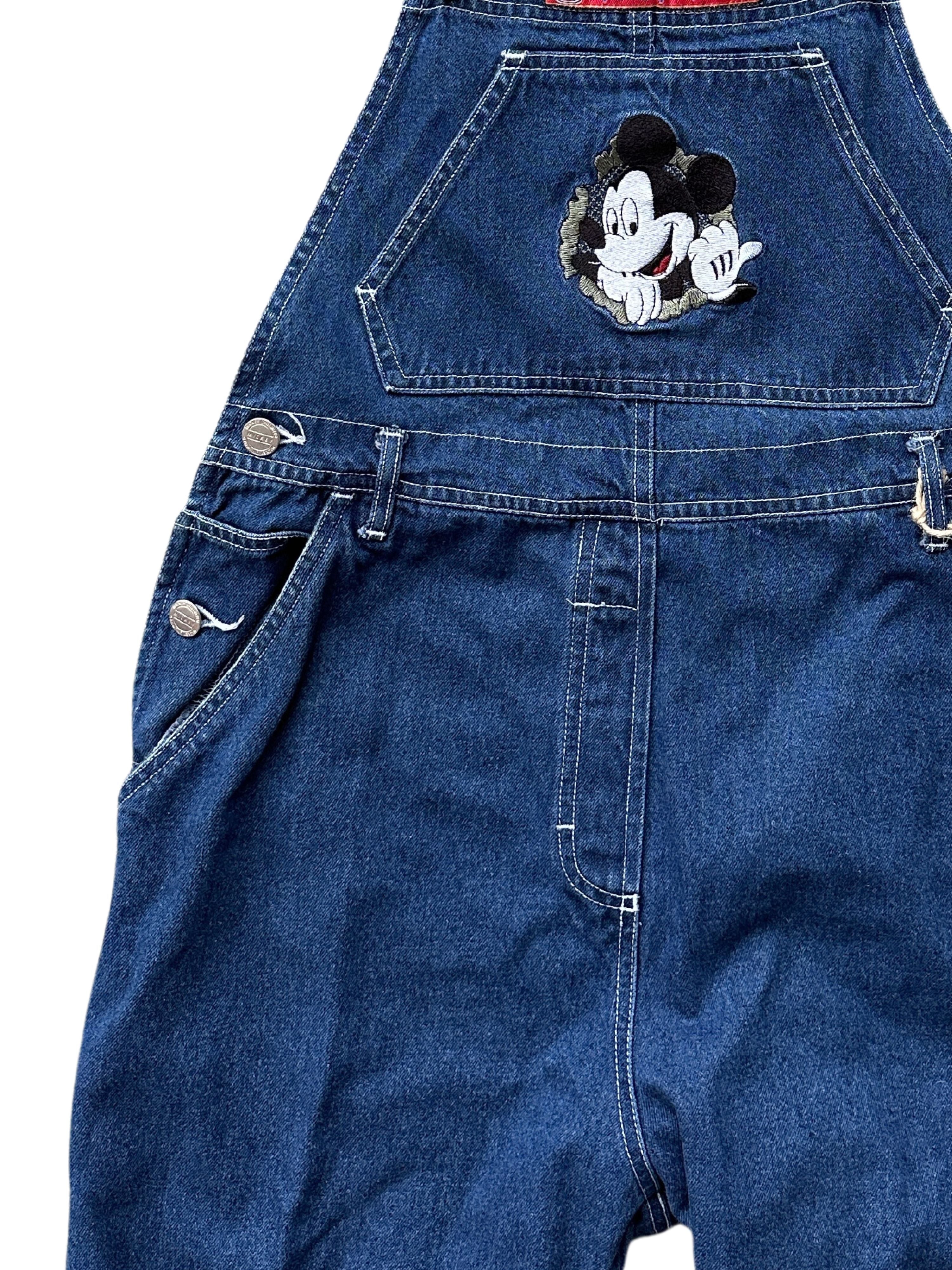 Vintage Jeans Mickey Disney Latzhose Denim