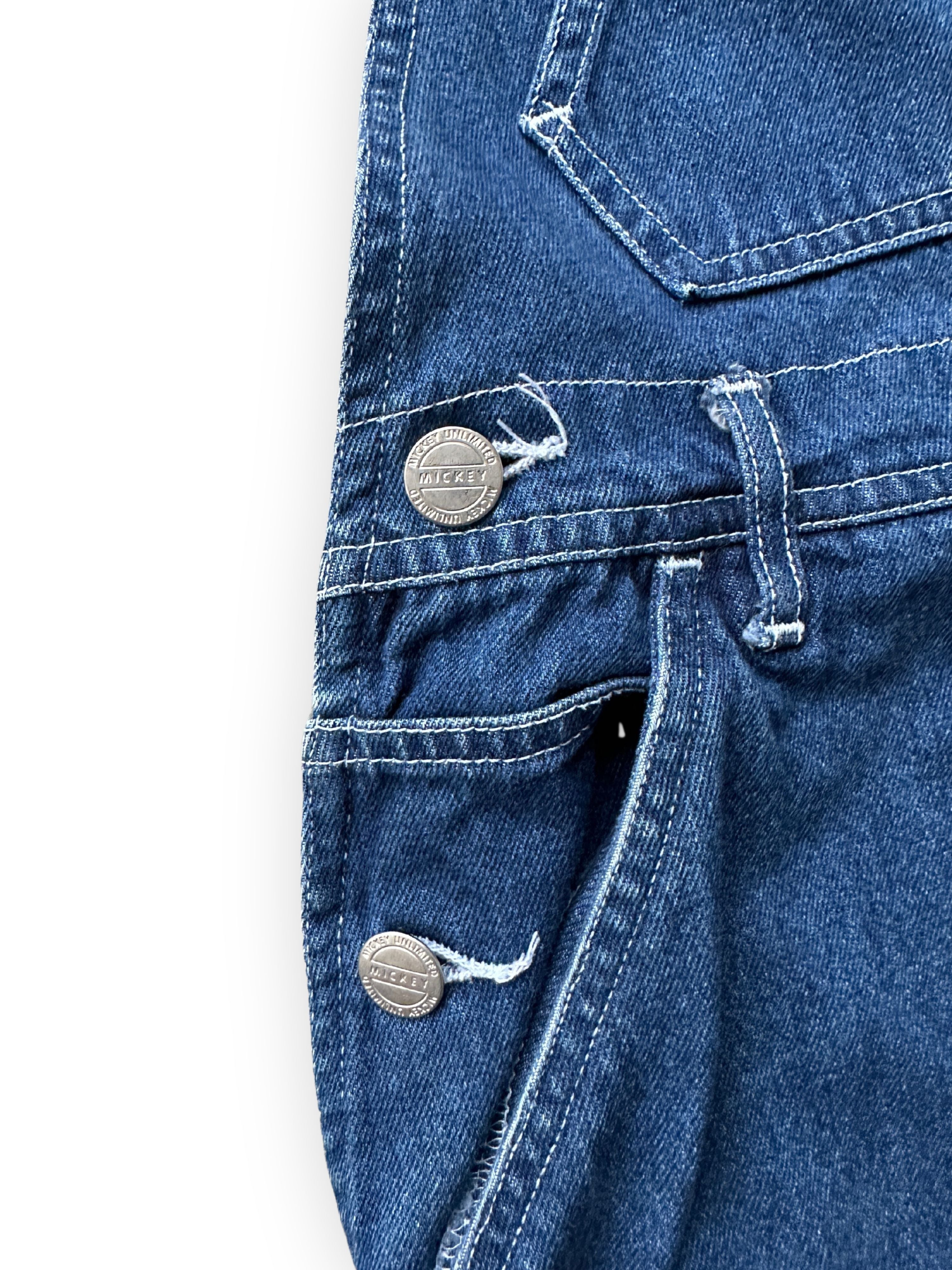 Vintage Jeans Mickey Disney Latzhose Denim