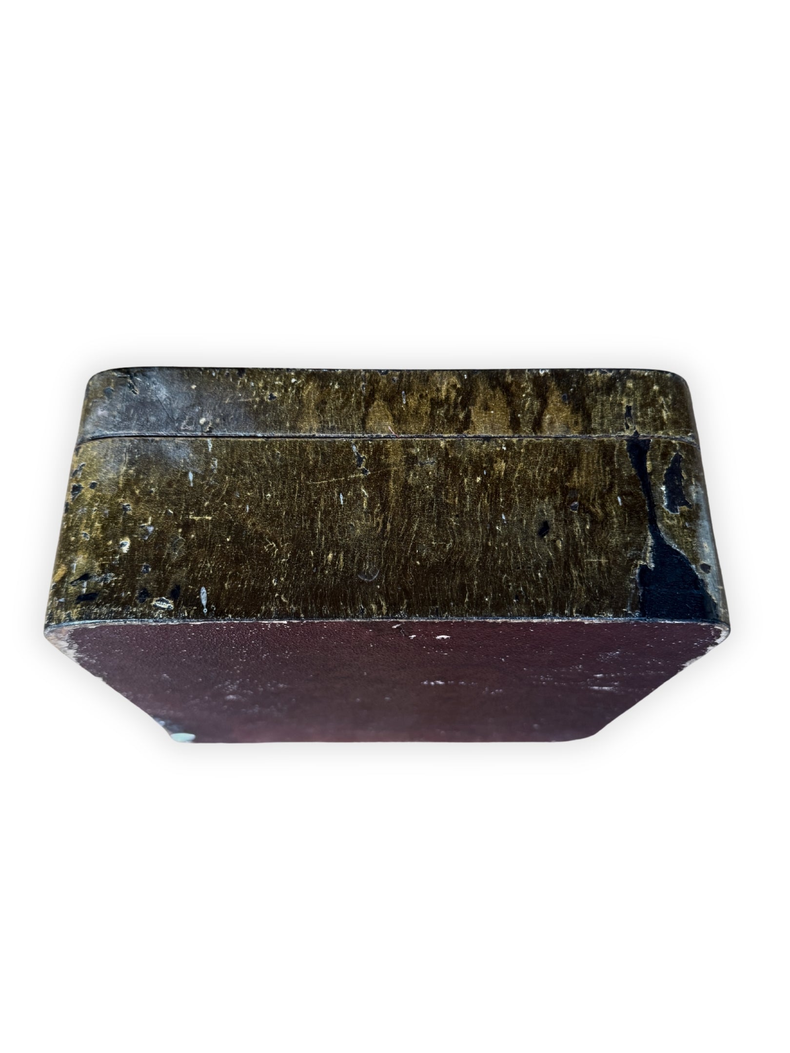 Antique jewelry box, hand-painted, 1883, Gründerzeit/Historicism