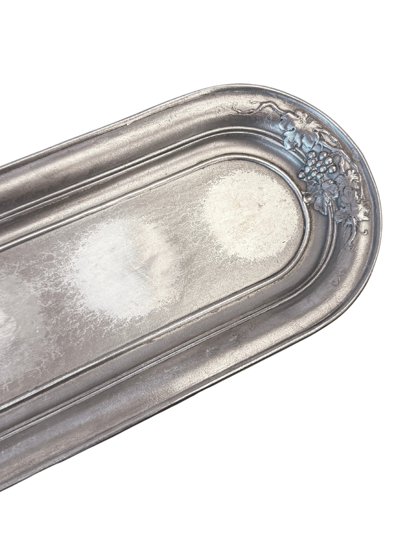 orivit jugendstil zinnbecher Tablett