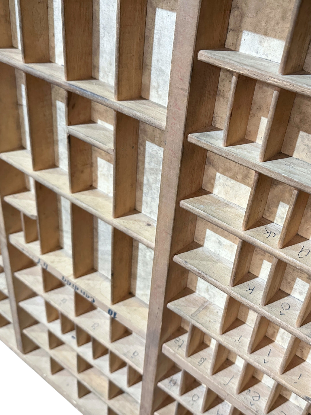 Großer Vintage Setzkasten Druckereischublade