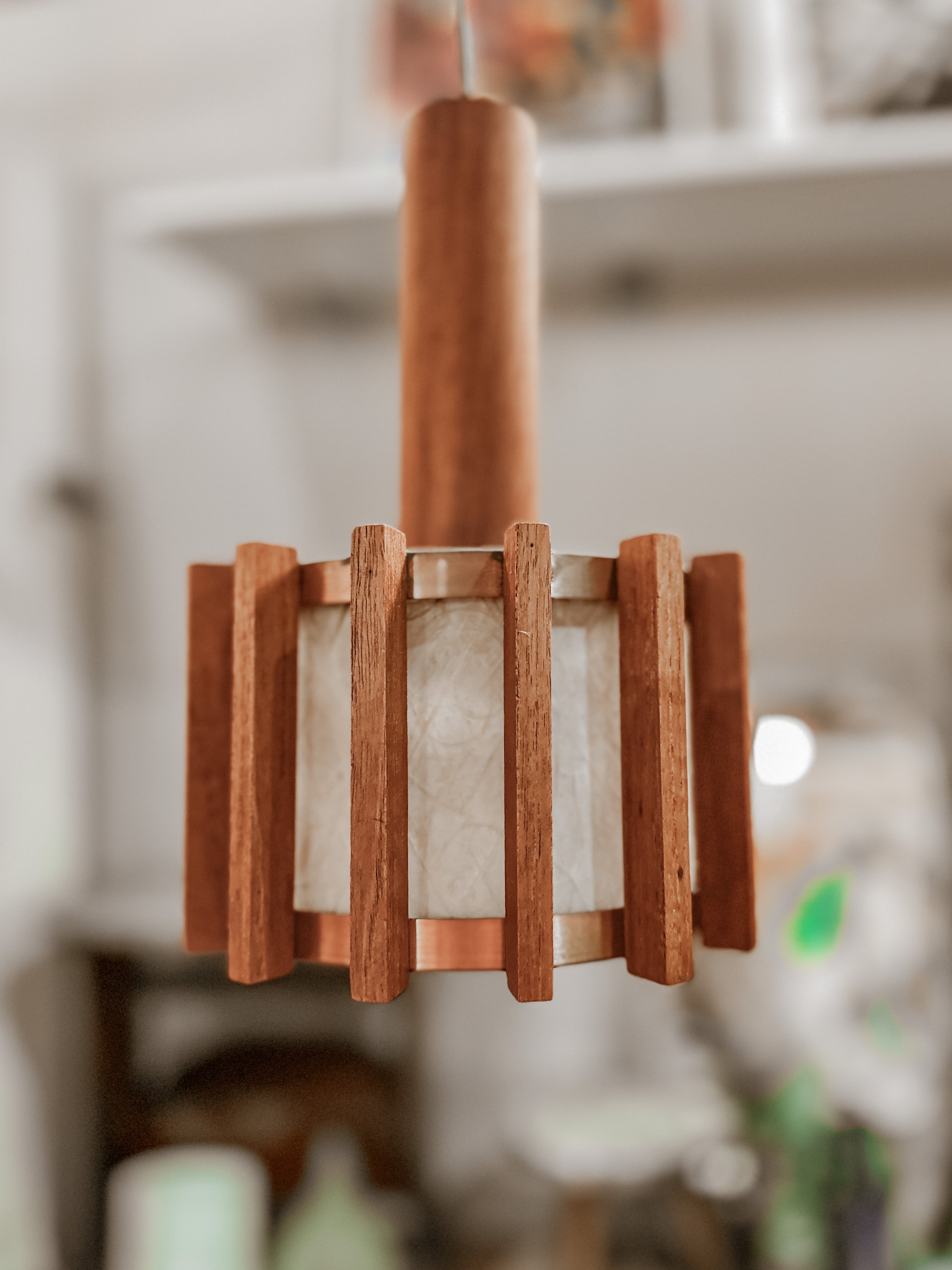 Danish Design Teakholz Hänge-Lampen 2er Set