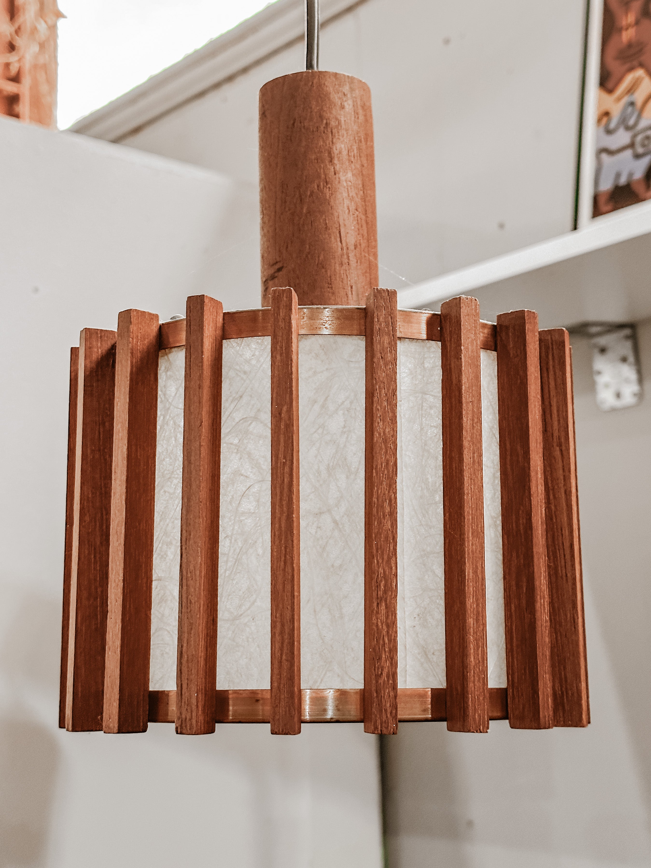 Danish Design Teakholz Lampen 2er Set