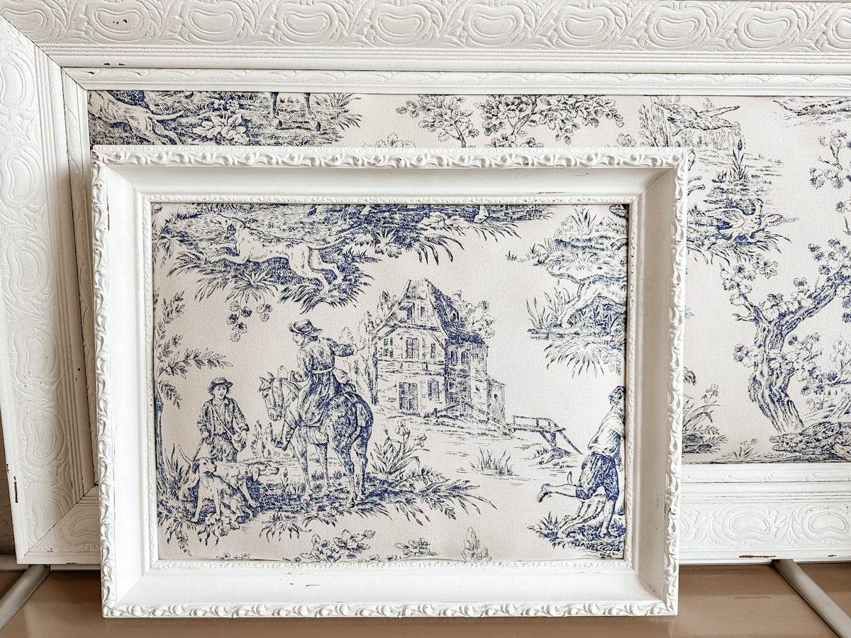 Memoboard Toile de Jouy in Brocante style