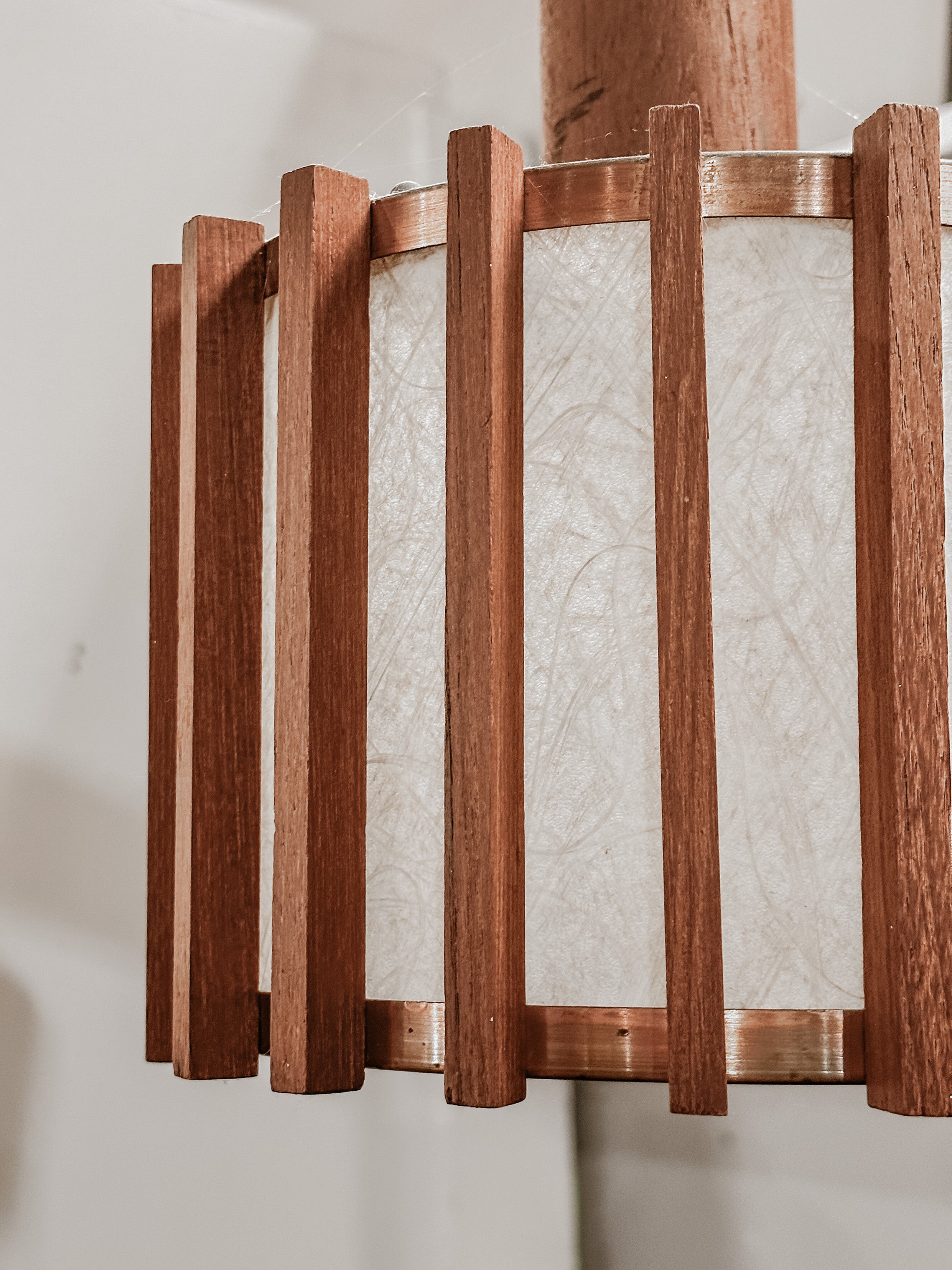 Danish Design Teakholz Lampe Dänemark