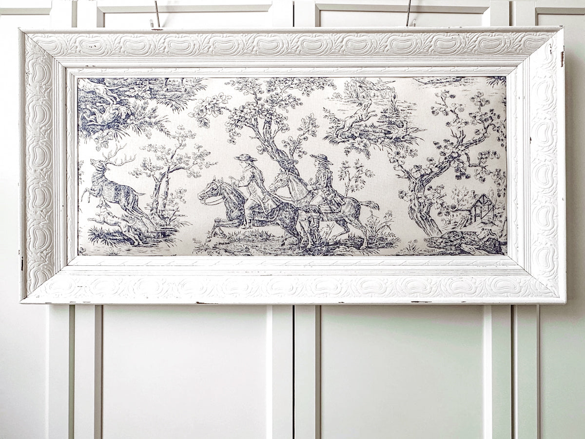 Memoboard Toile de Jouy in Brocante style