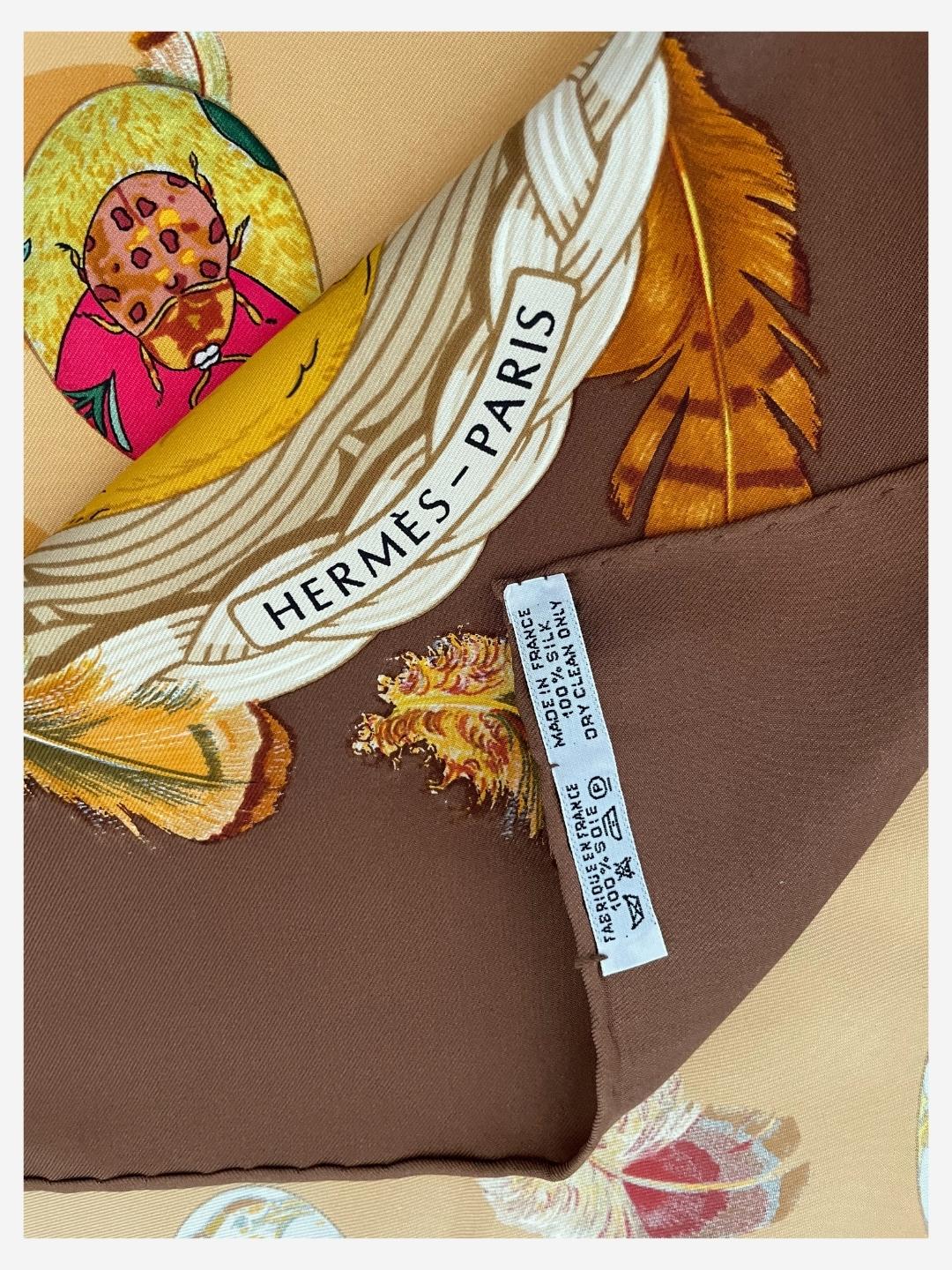 Vintage Hermes Seidentuch carre