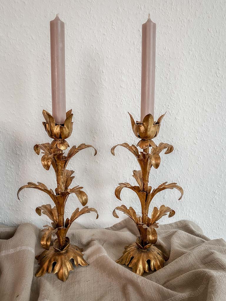 Paar Kerzenleuchter im Regency-Stil Kögl