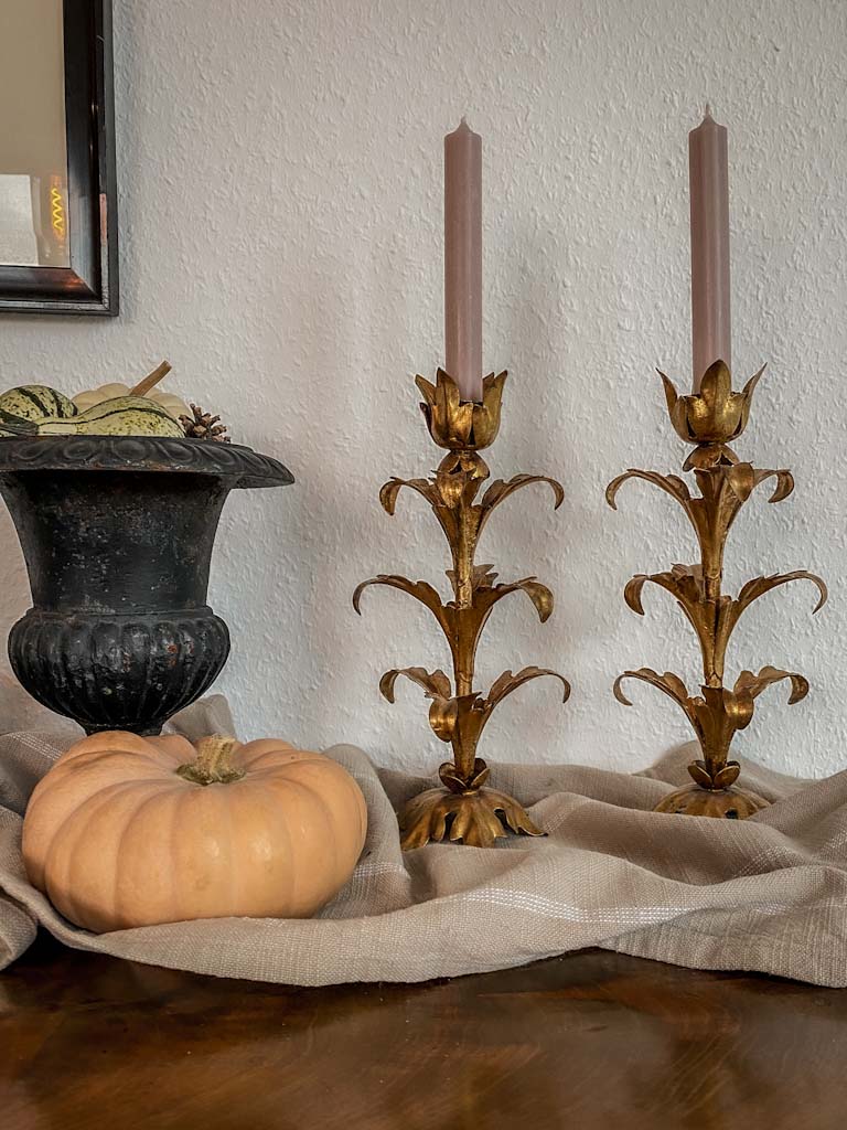 Paar Kerzenleuchter im Regency-Stil Kögl
