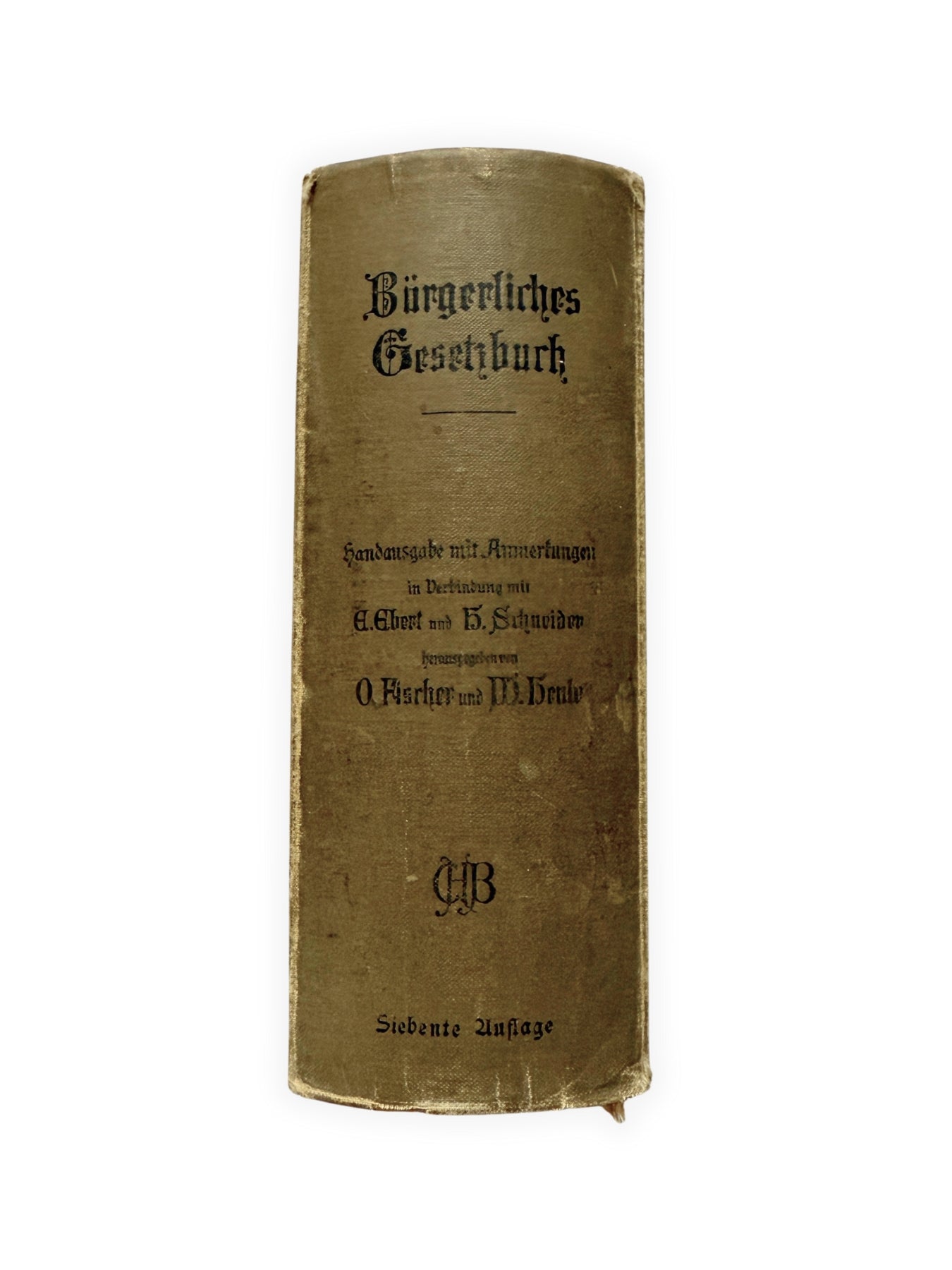 Bürgerliches Gesetzbuch BGB von 1896 Antiquariat 7. Auflage 1906