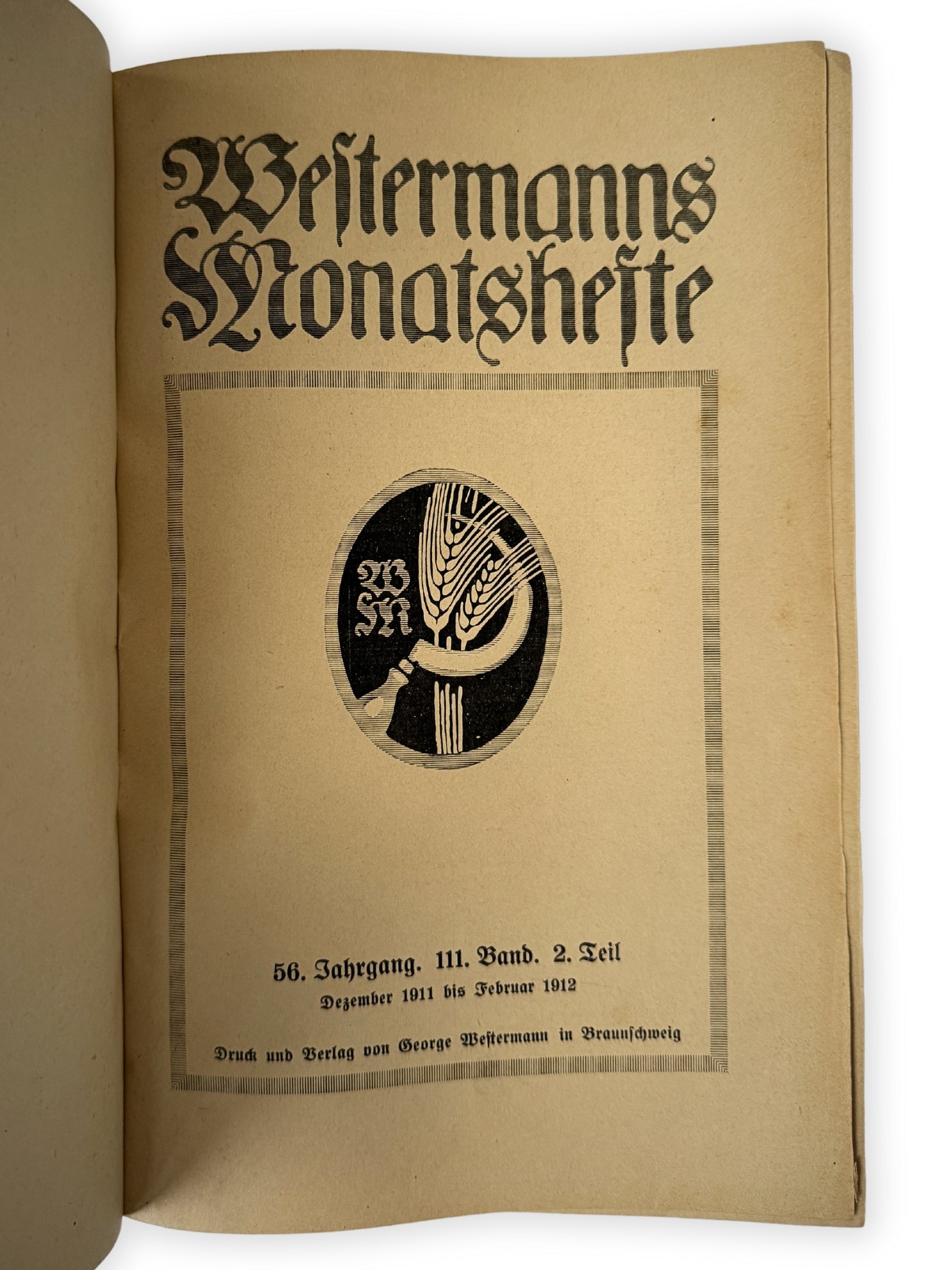 Westermanns Monatshefte 56. Jahrgang 111. Band 2. Teil Dezember 1911 bis Februar 1912