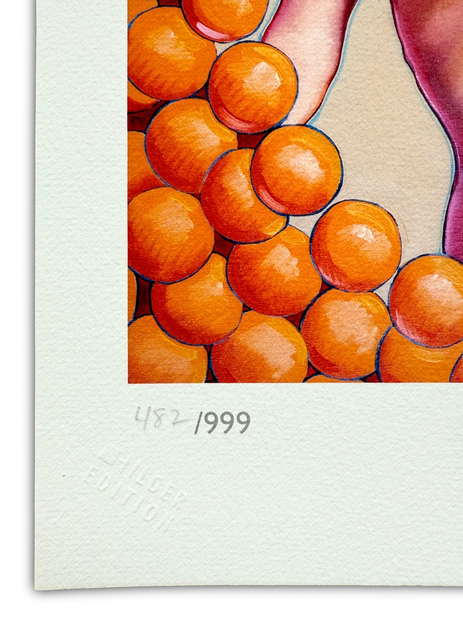 Navel Orange von Mel Ramos – Limitierter Giclée-Druck handsigniert 2013