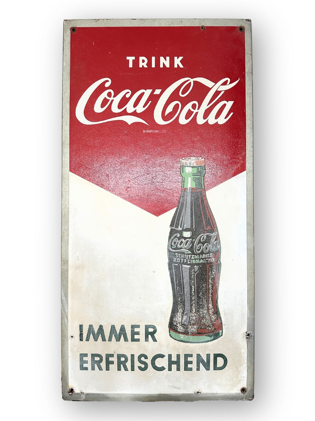 Seltenes Coca Cola Werbeschild Pappe 50er 60er Jahre