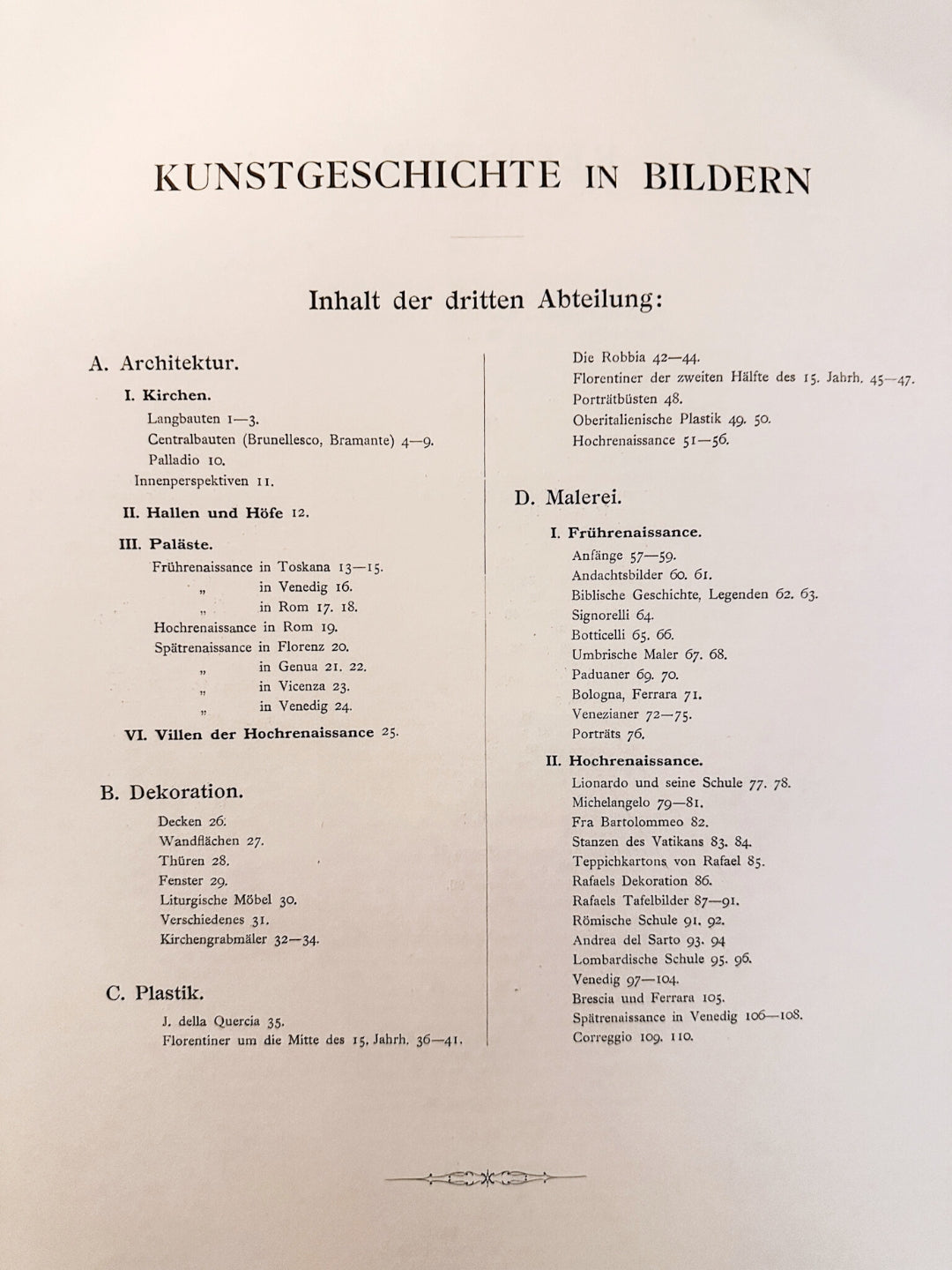 Kunstgeschichte in Bildern - Abteilung III 1898 v. Georg Dehio