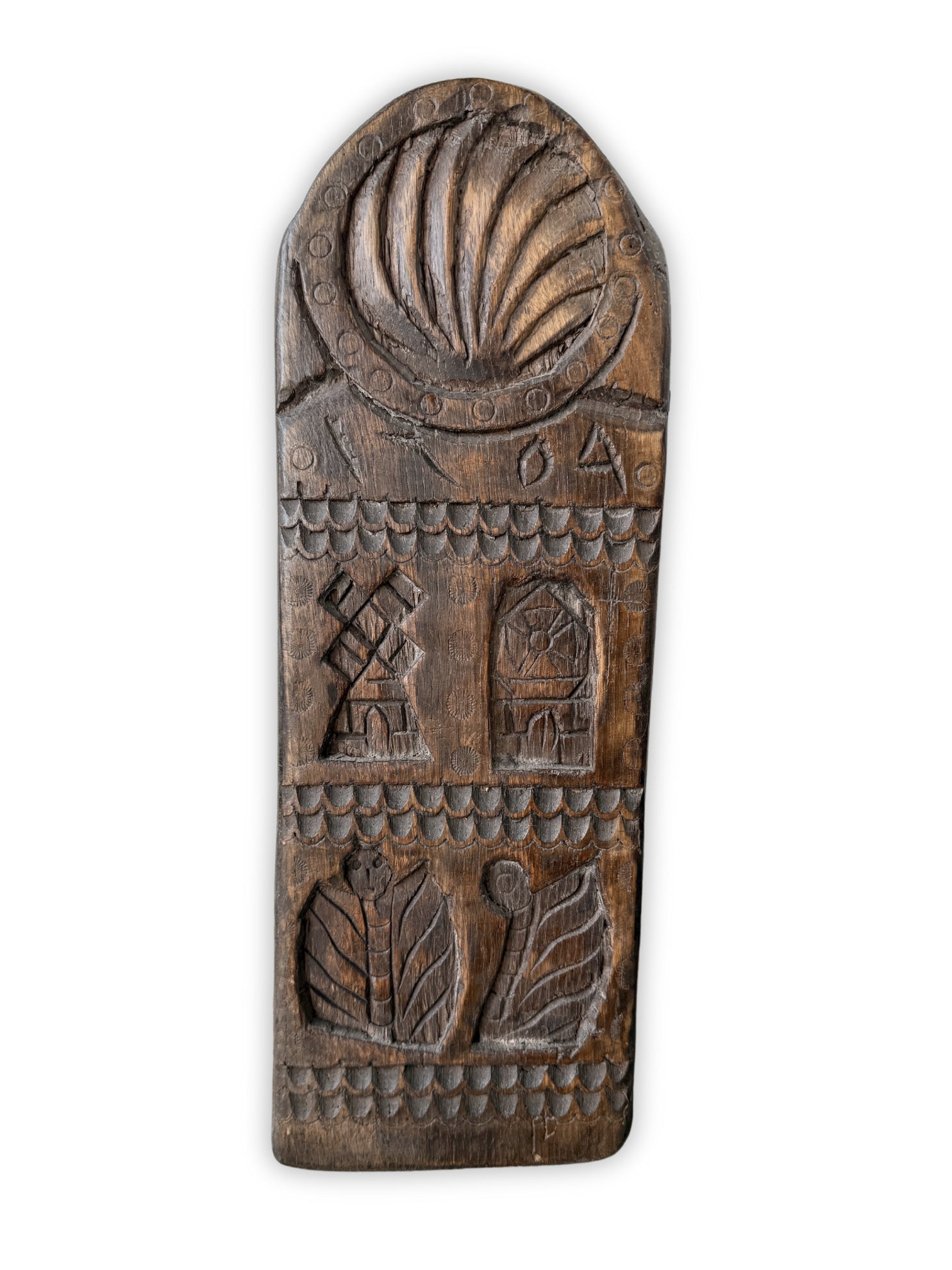 Antikes Springerle Model 1704 – Holzrelief Niederlande Spekulatius